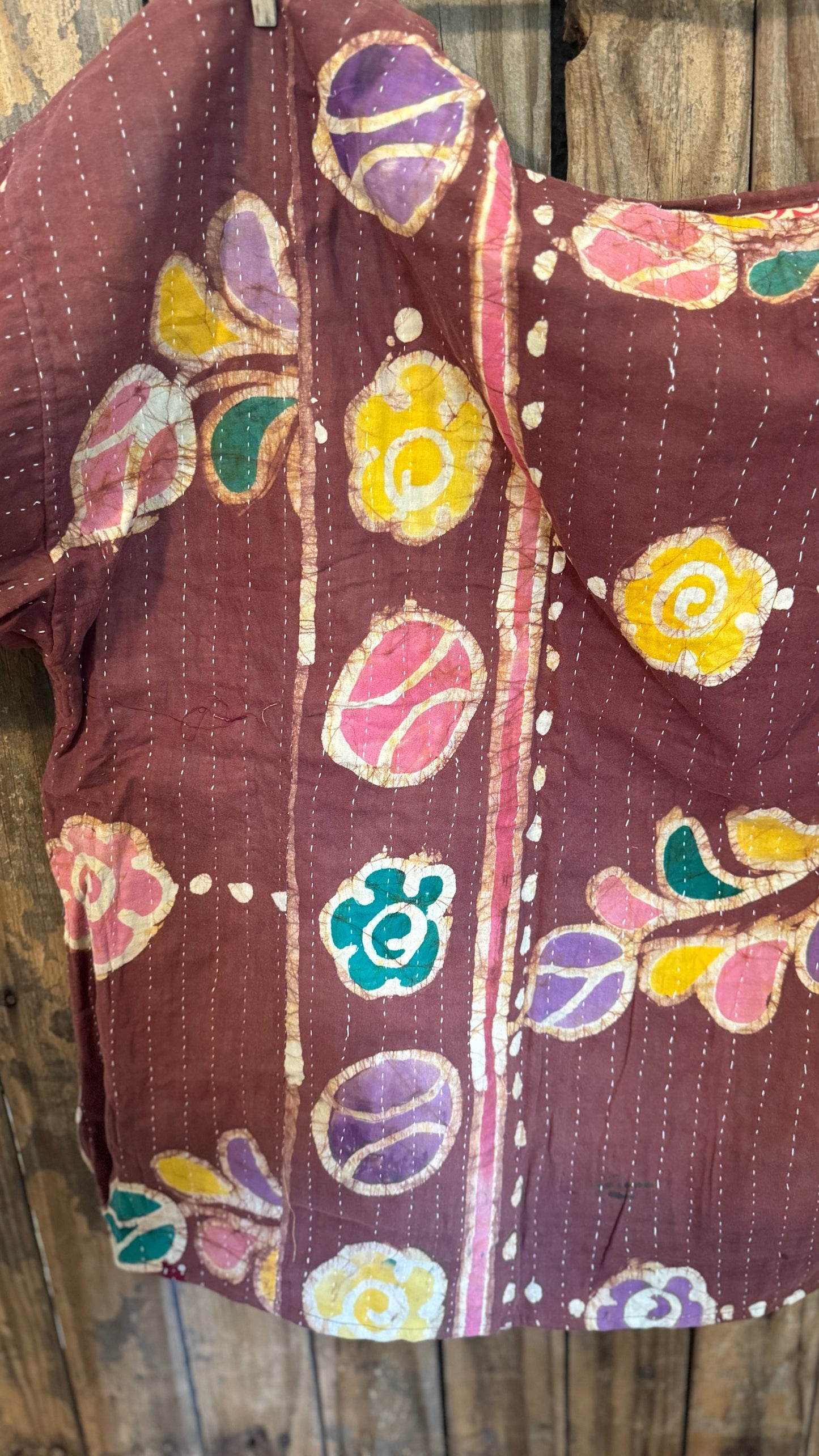Moon Valley Kantha Pullover Top - 026