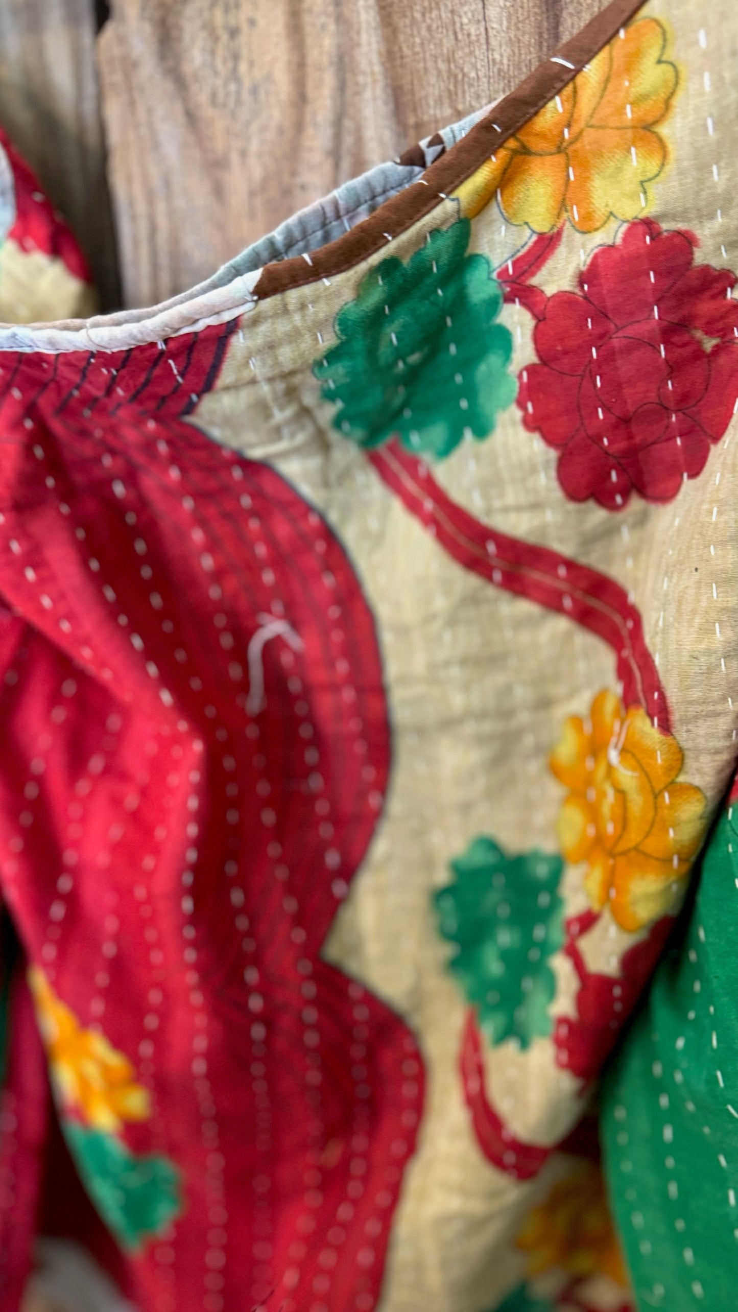 Moon Valley Kantha Pullover Top - 003