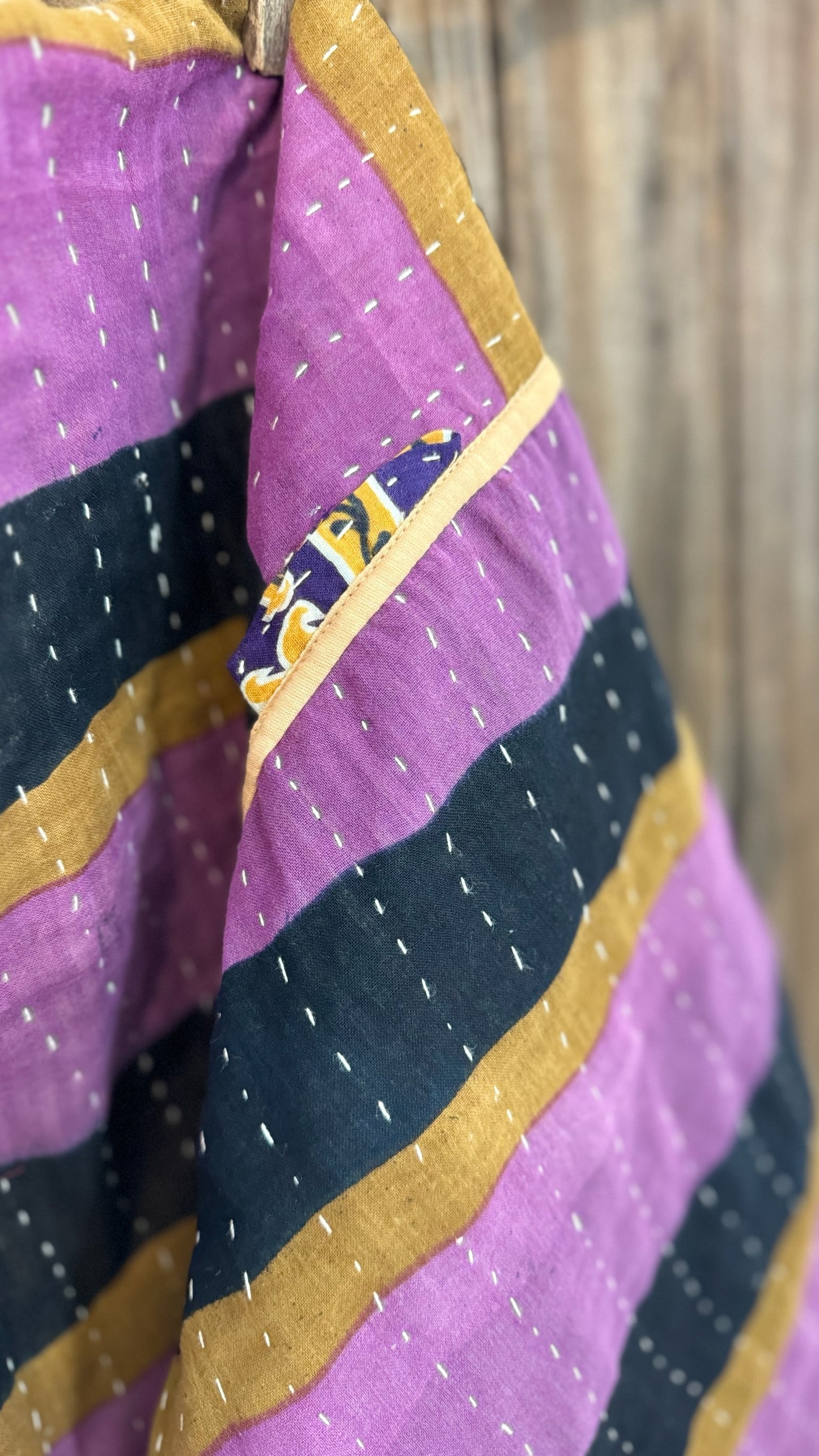 Moon Valley Kantha Pullover Top - 002