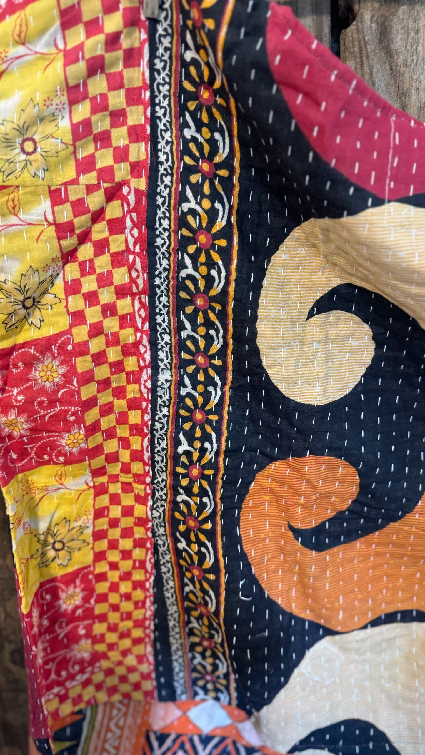 Moon Valley Kantha Pullover Top - 028