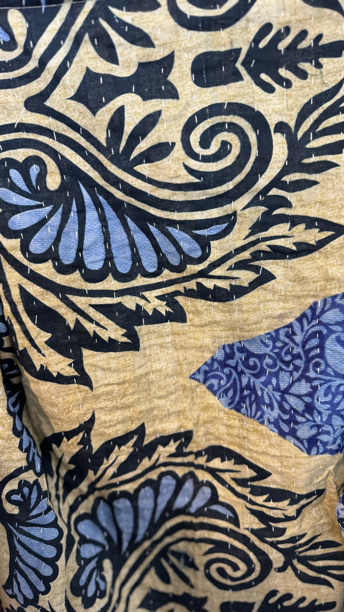 Moon Valley Kantha Pullover Top - 013