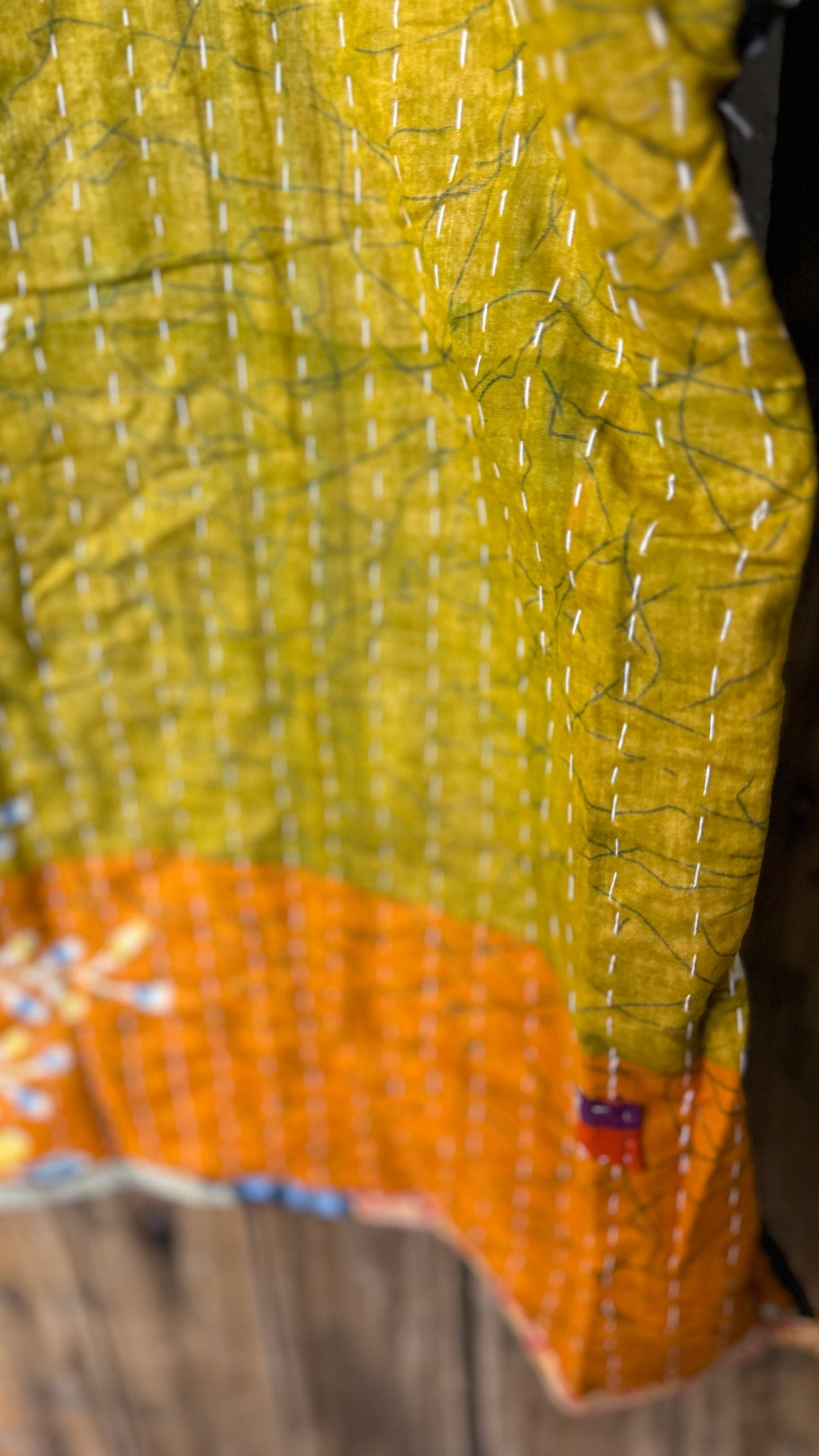 Moon Valley Kantha Pullover Top - 013