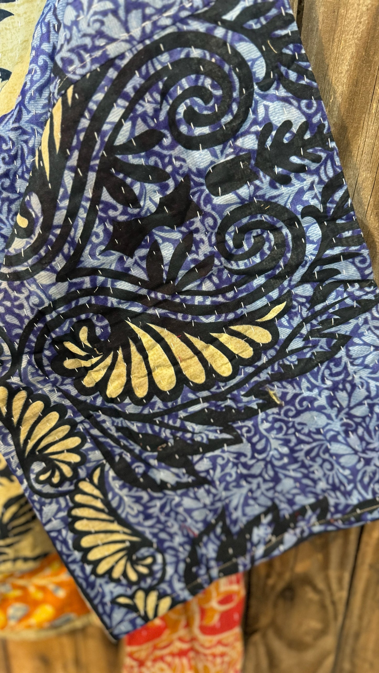 Moon Valley Kantha Pullover Top - 013