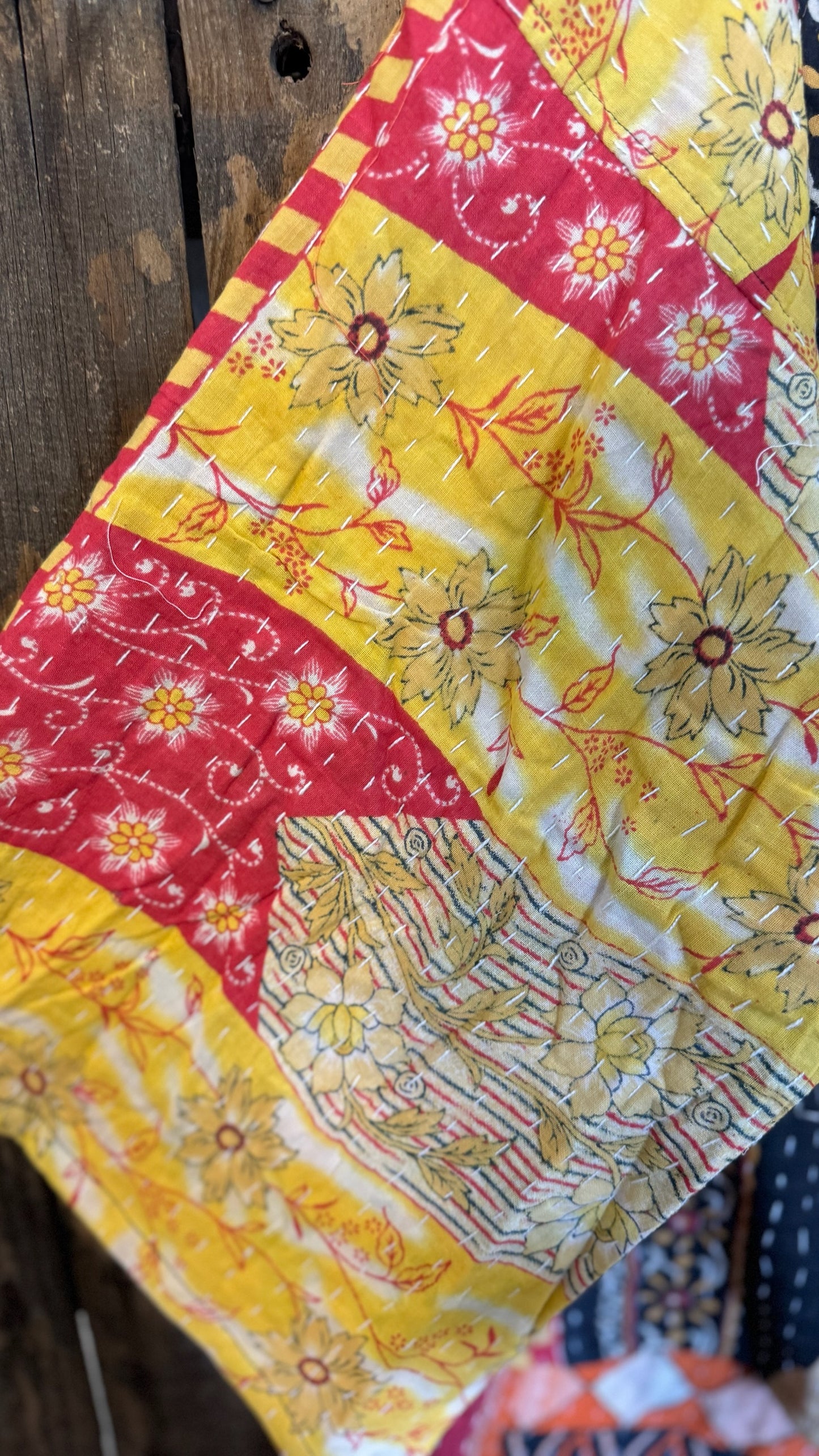 Moon Valley Kantha Pullover Top - 028