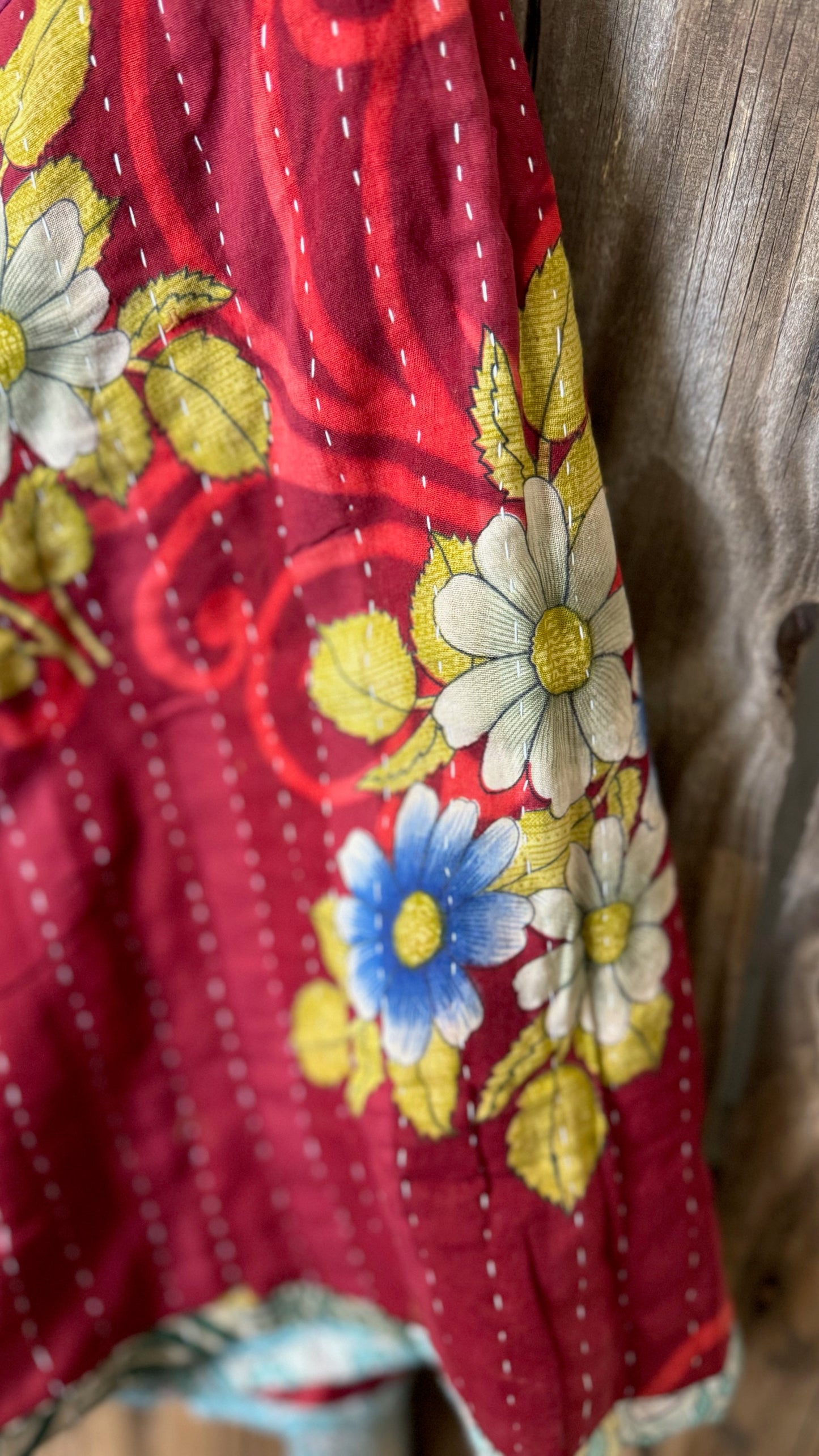 Moon Valley Kantha Pullover Top - 020