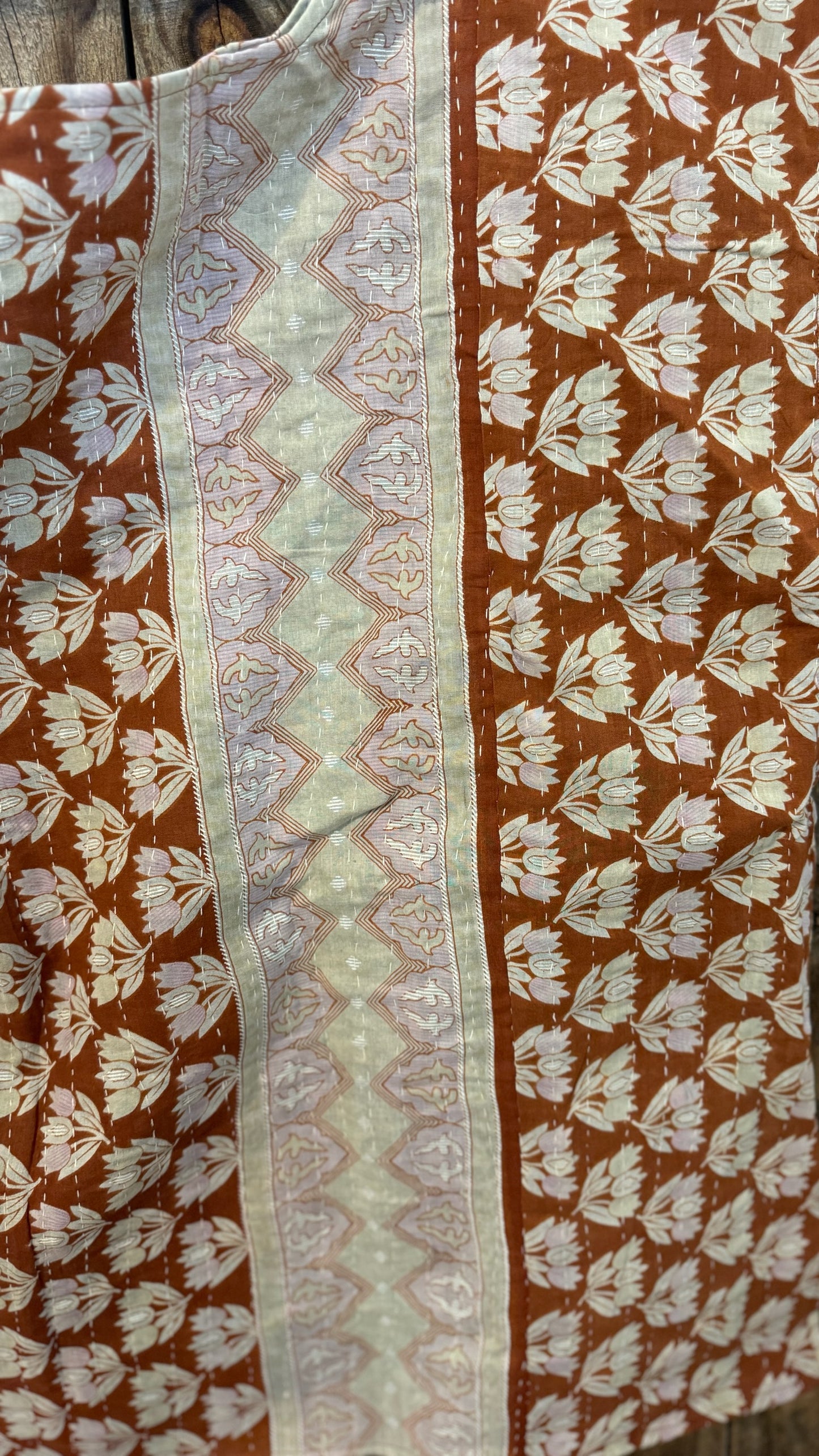 Moon Valley Kantha Pullover Top - 030