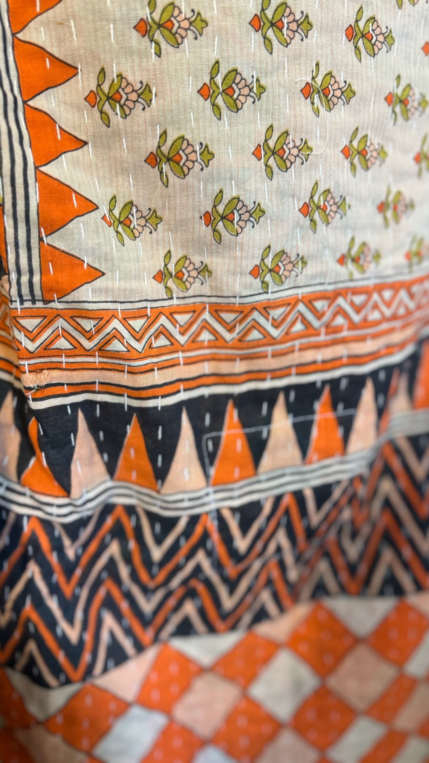 Moon Valley Kantha Pullover Top - 028