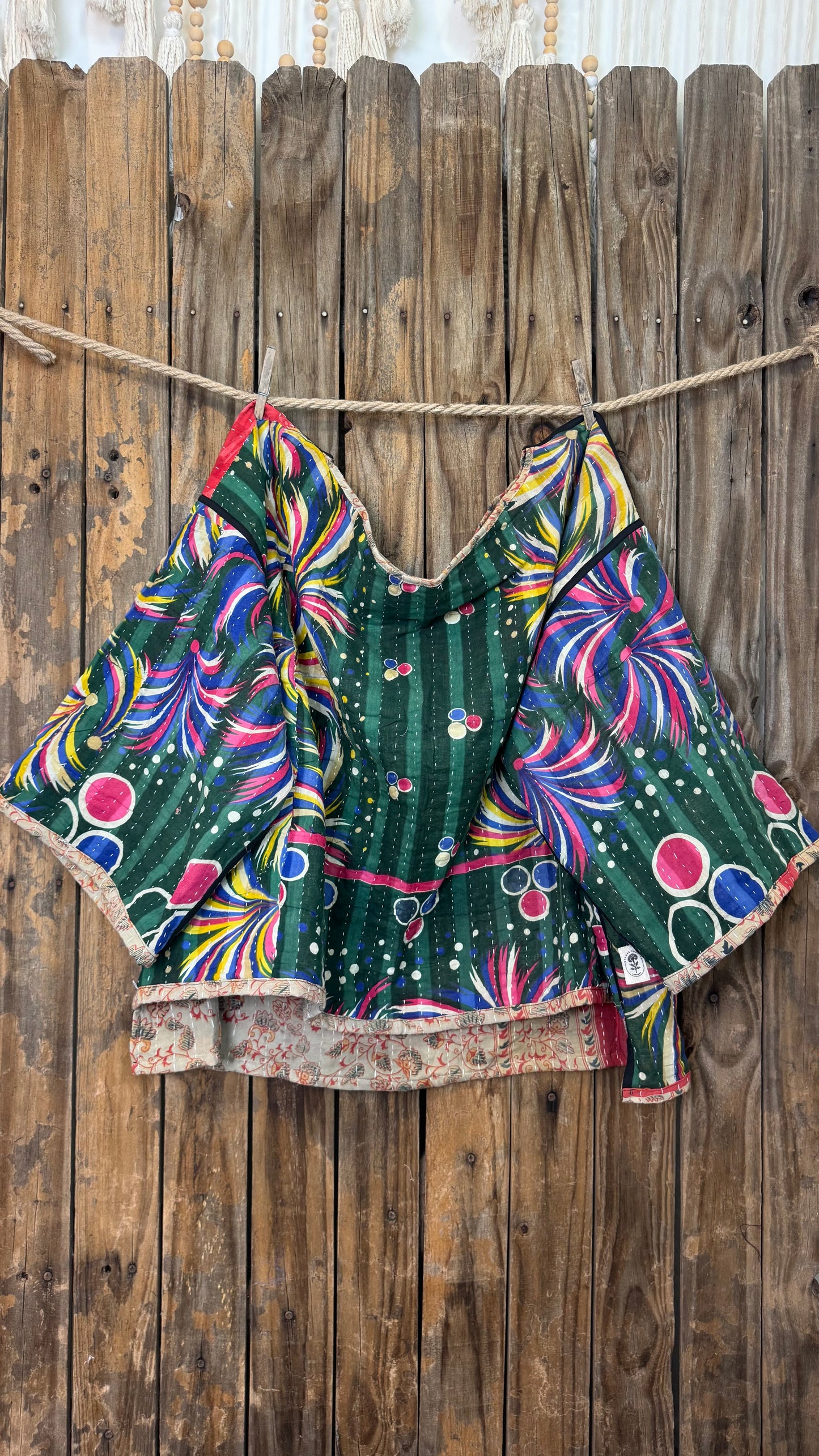 Moon Valley Kantha Pullover Top - 004