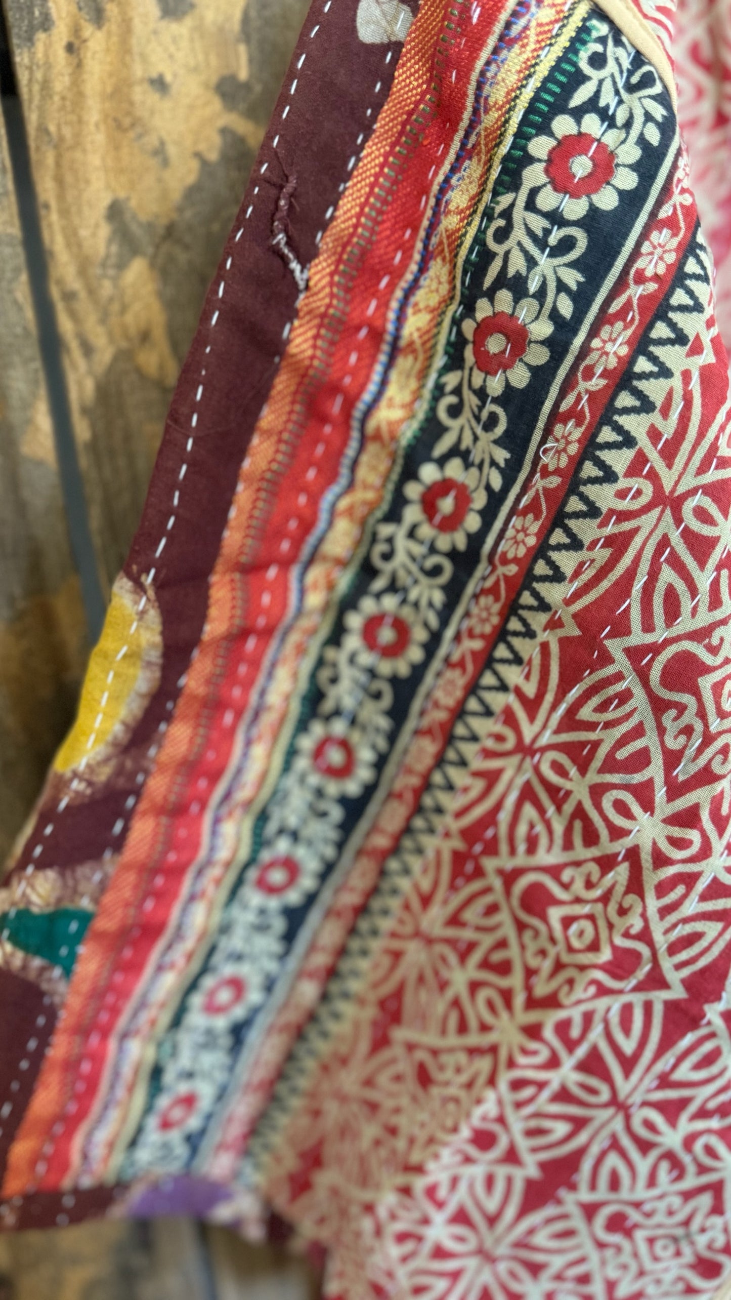 Moon Valley Kantha Pullover Top - 026
