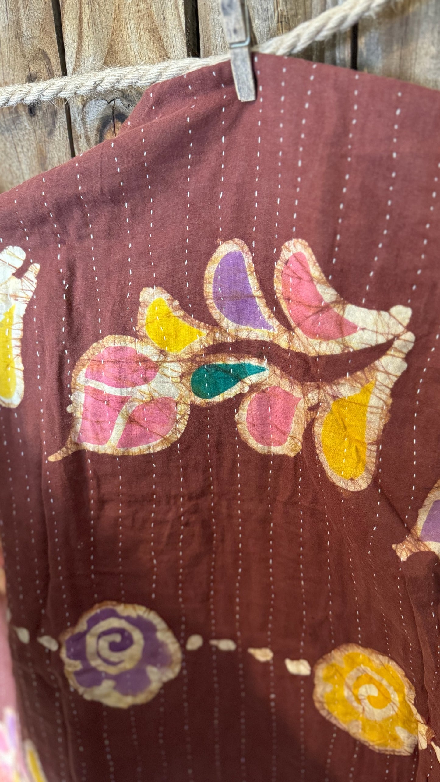 Moon Valley Kantha Pullover Top - 026