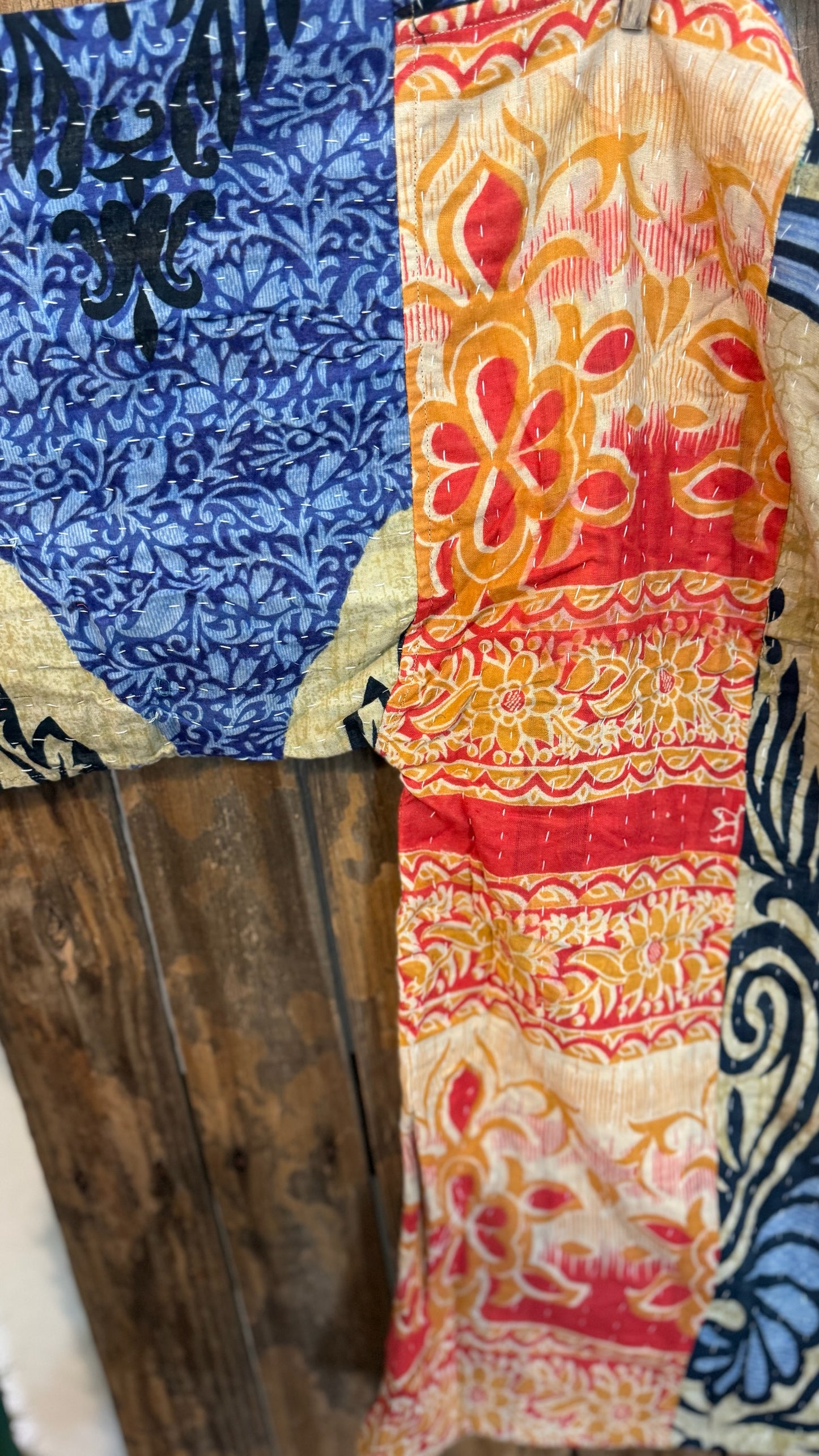 Moon Valley Kantha Pullover Top - 013