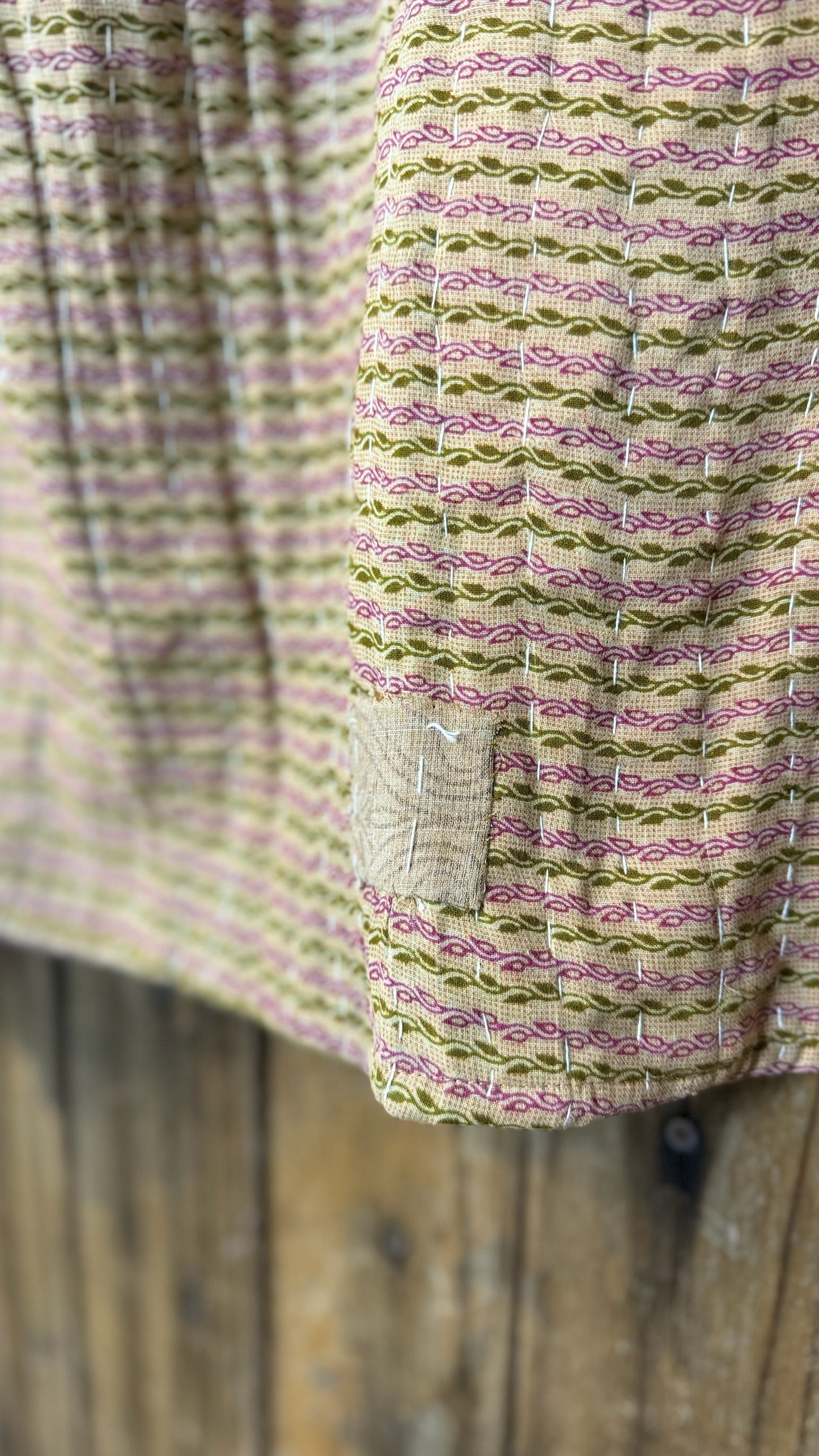 Moon Valley Kantha Pullover Top - 002