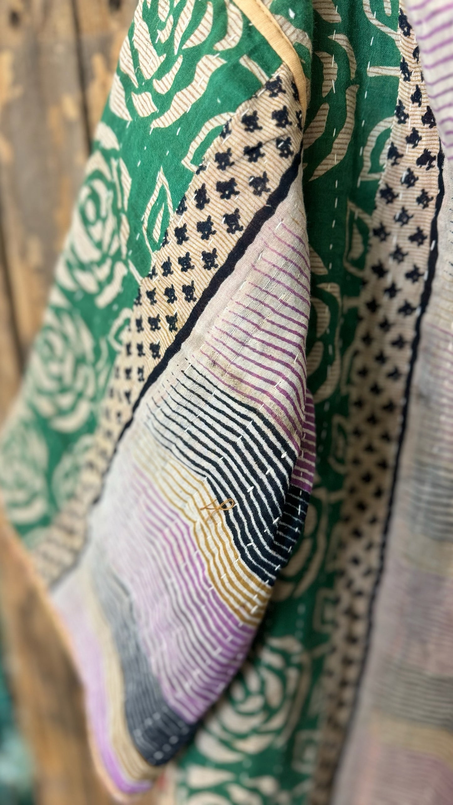 Moon Valley Kantha Pullover Top - 002