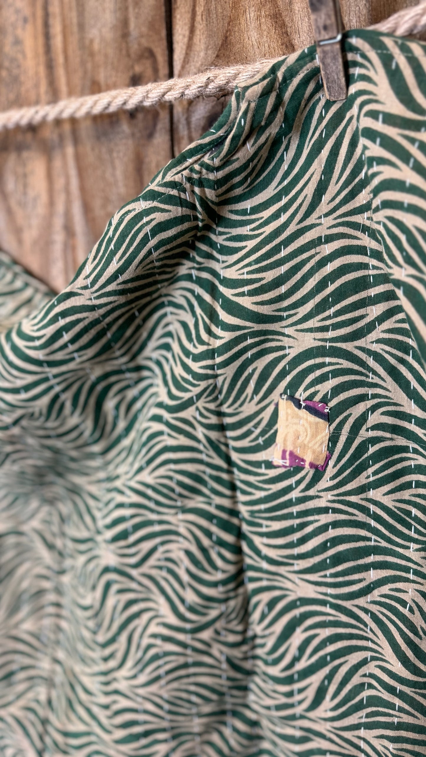Moon Valley Kantha Pullover Top - 020
