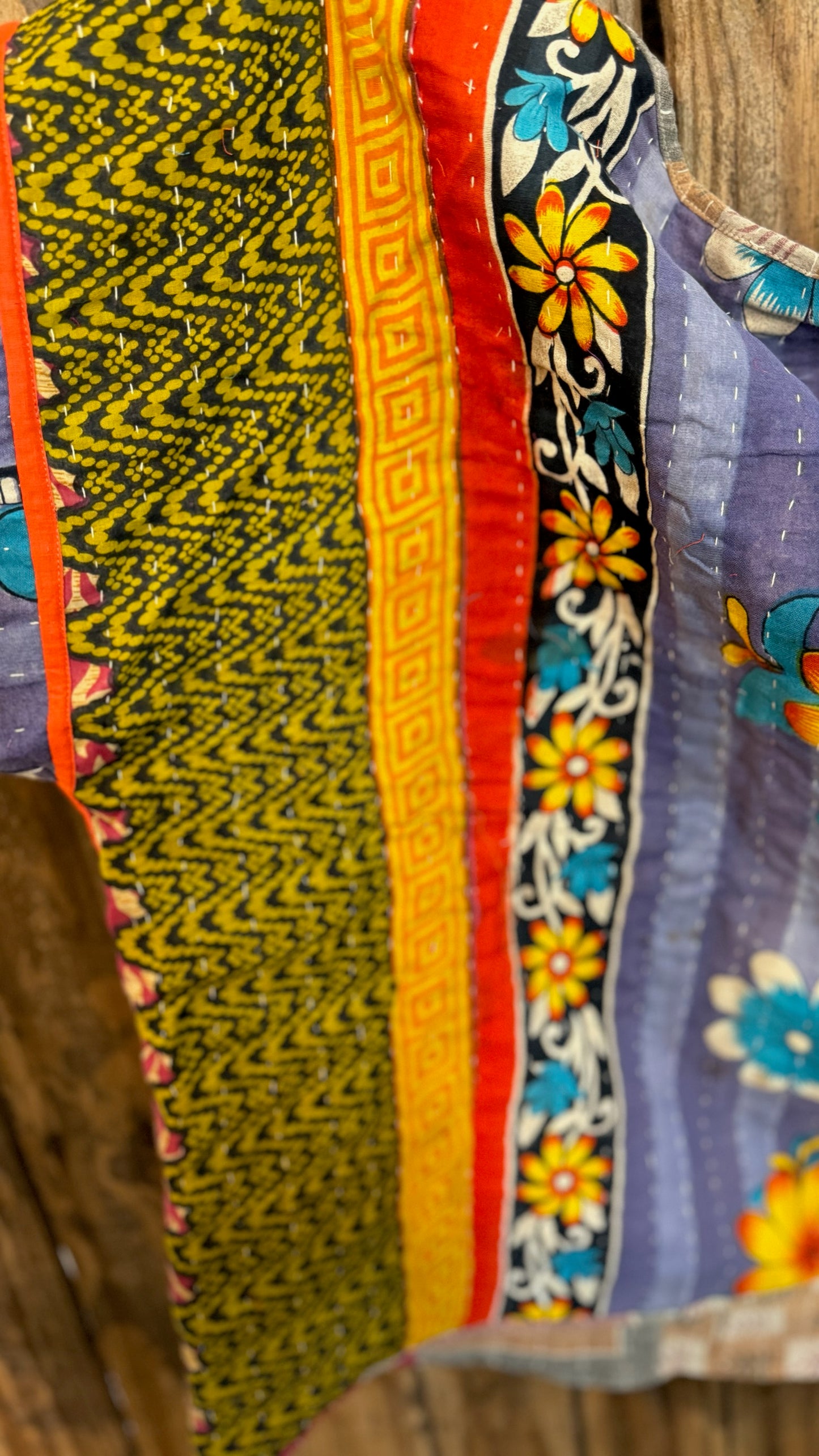 Moon Valley Kantha Pullover Top - 007