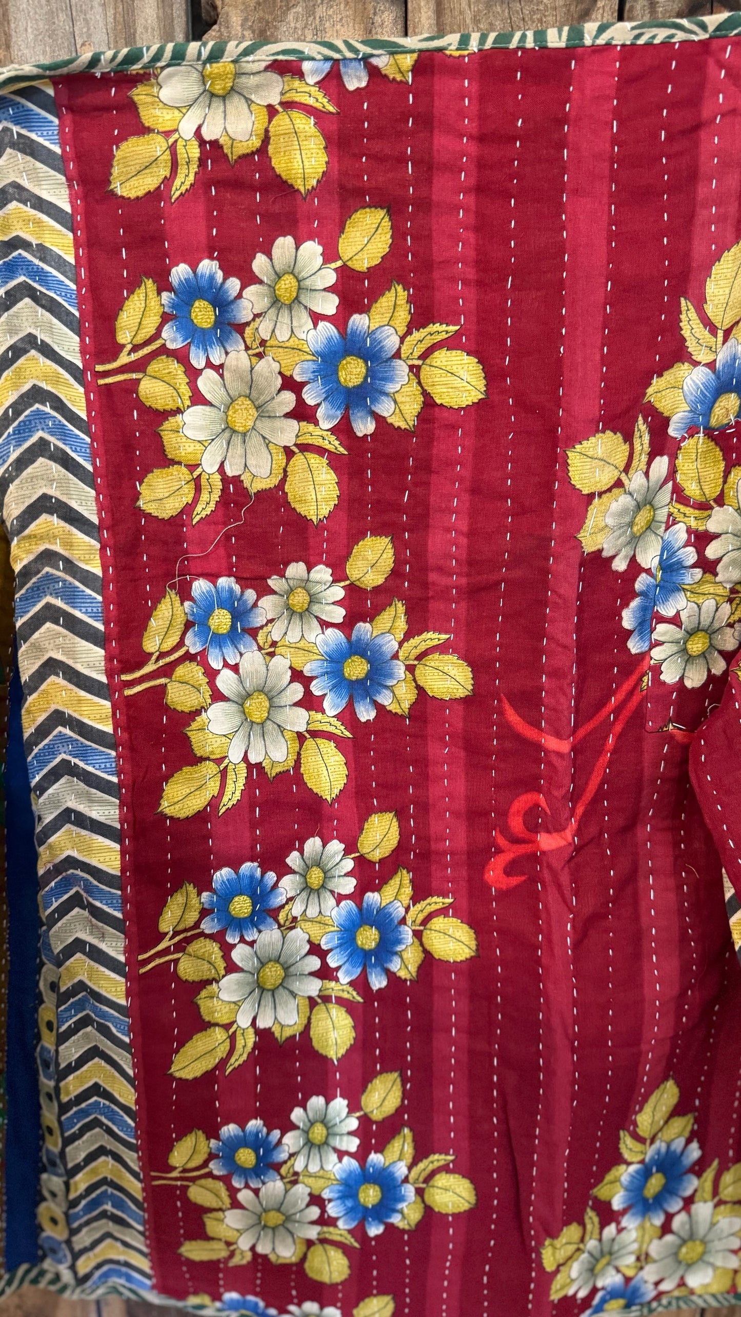 Moon Valley Kantha Pullover Top - 020