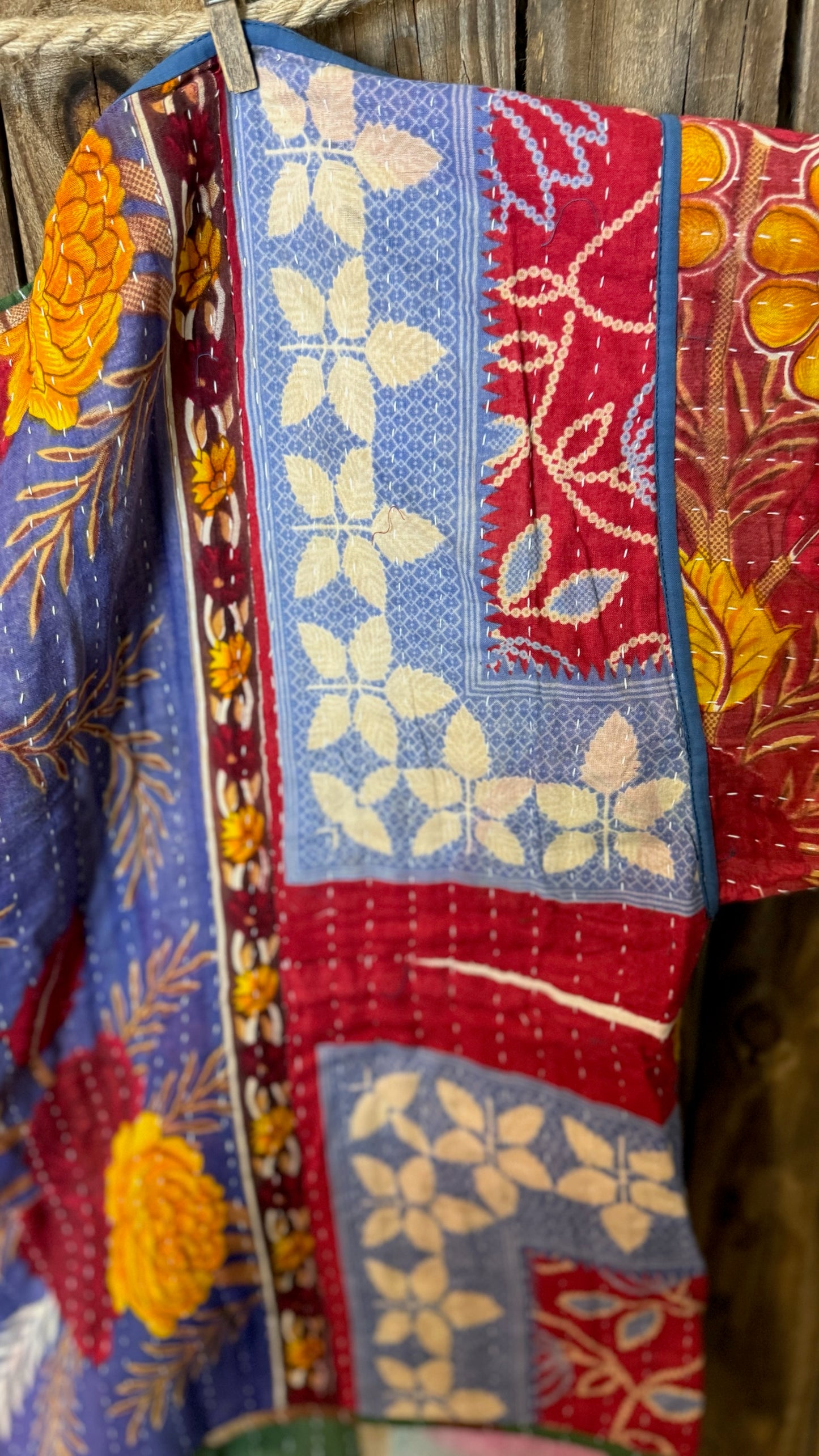 Moon Valley Kantha Pullover Top - 022