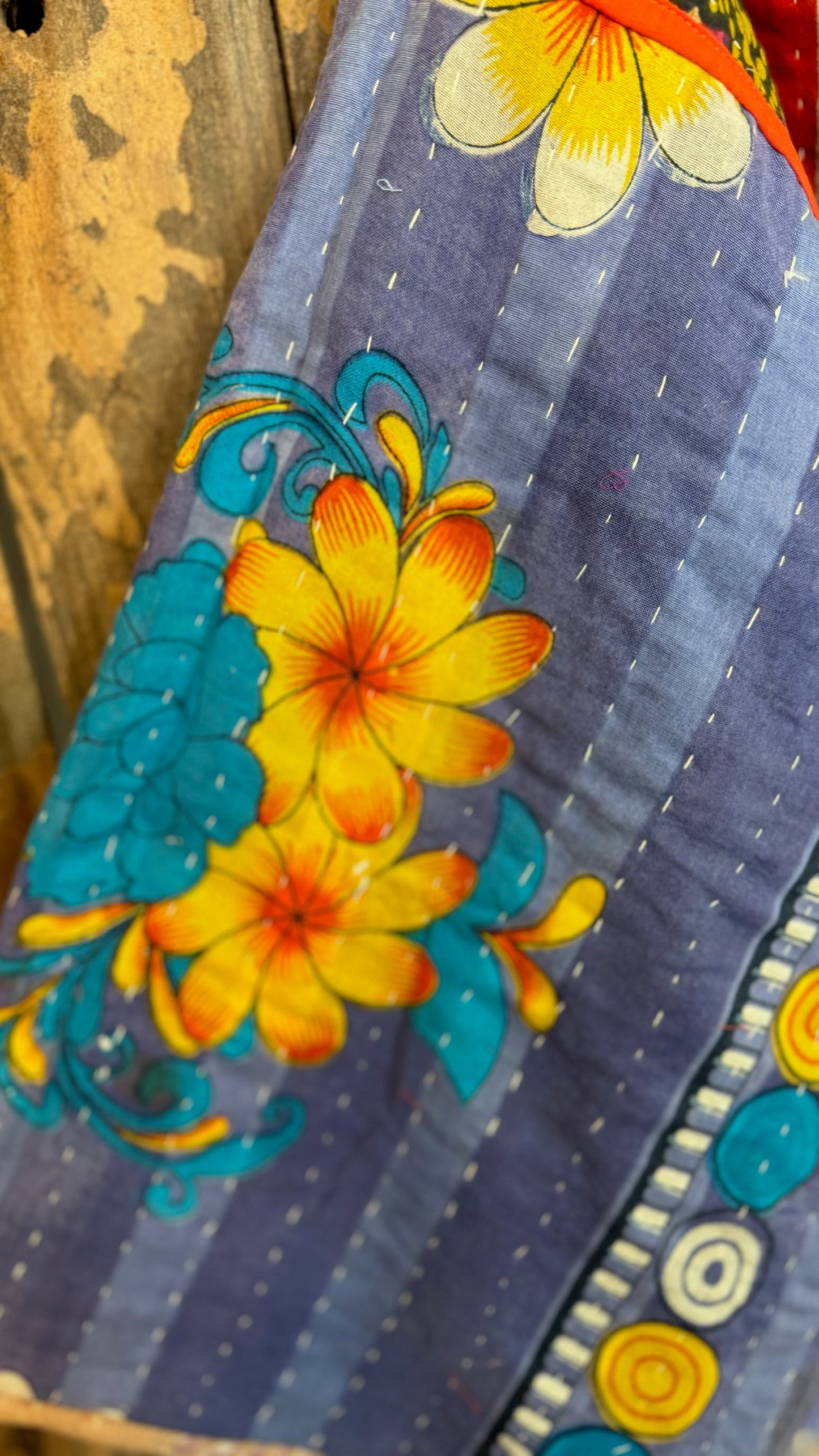 Moon Valley Kantha Pullover Top - 007