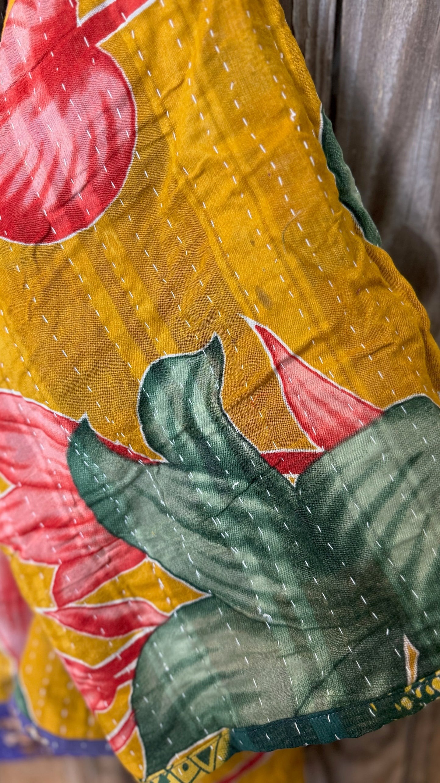 Moon Valley Kantha Pullover Top - 016
