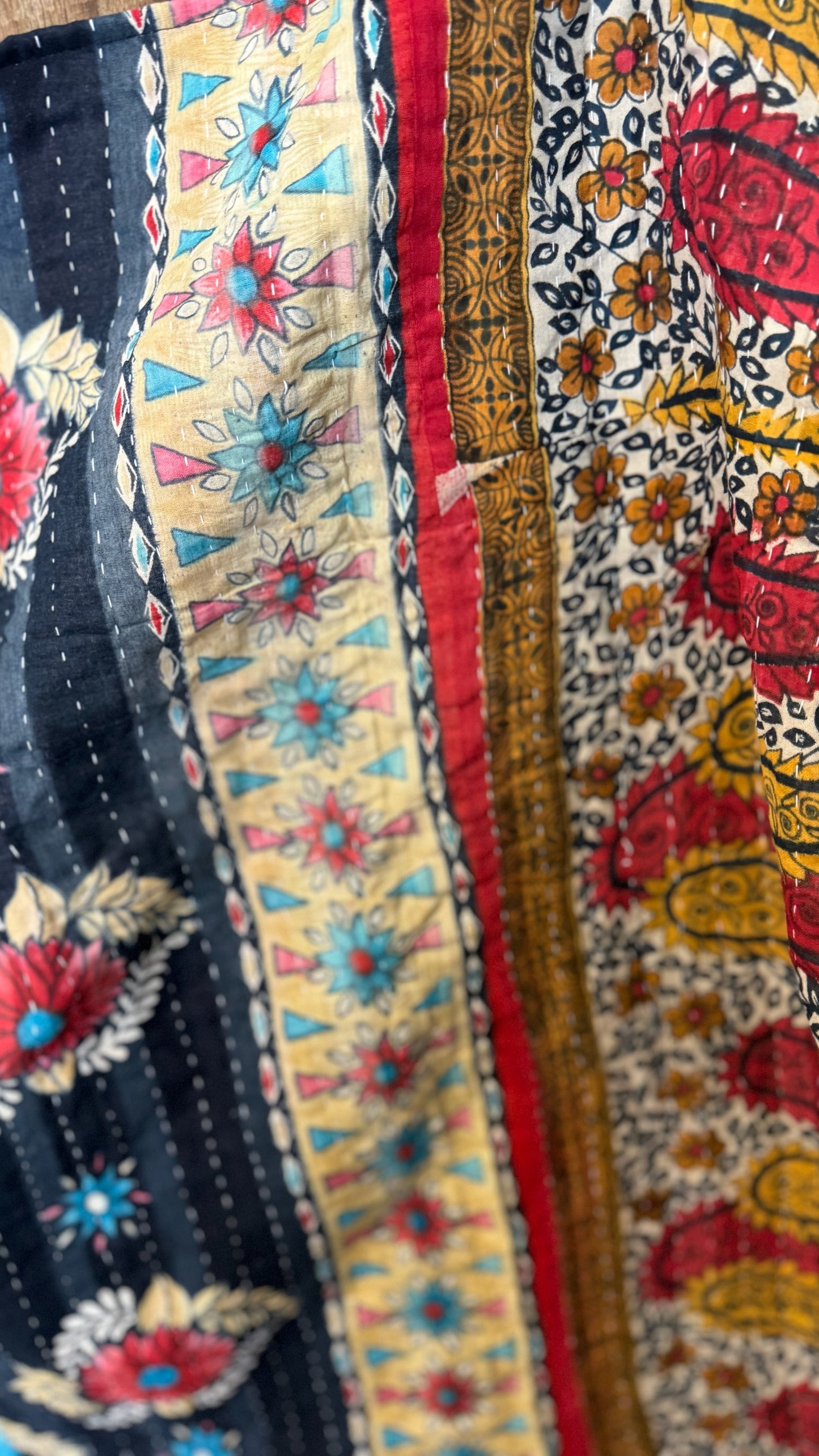 Moon Valley Kantha Pullover Top - 014