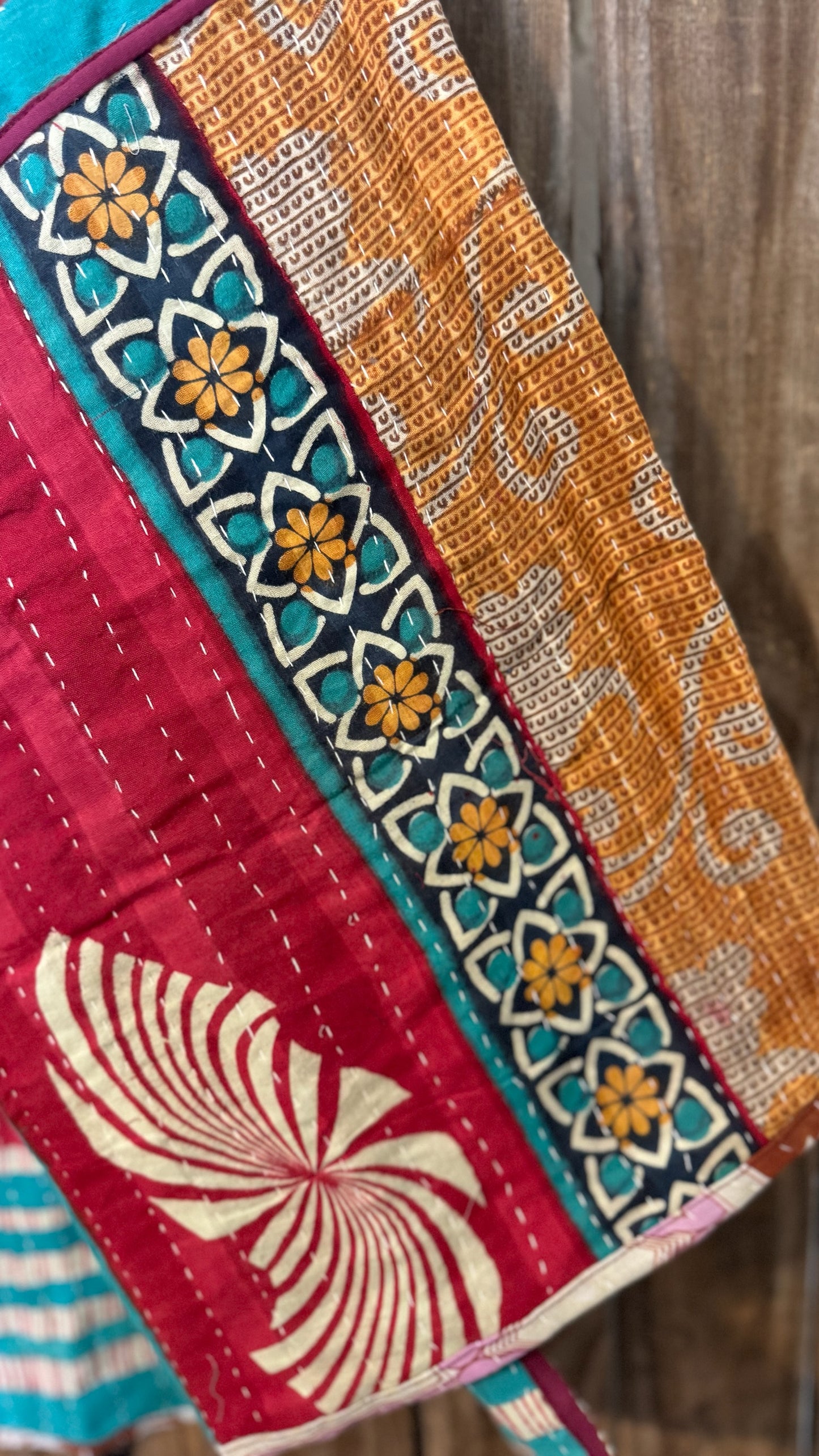 Moon Valley Kantha Pullover Top - 030