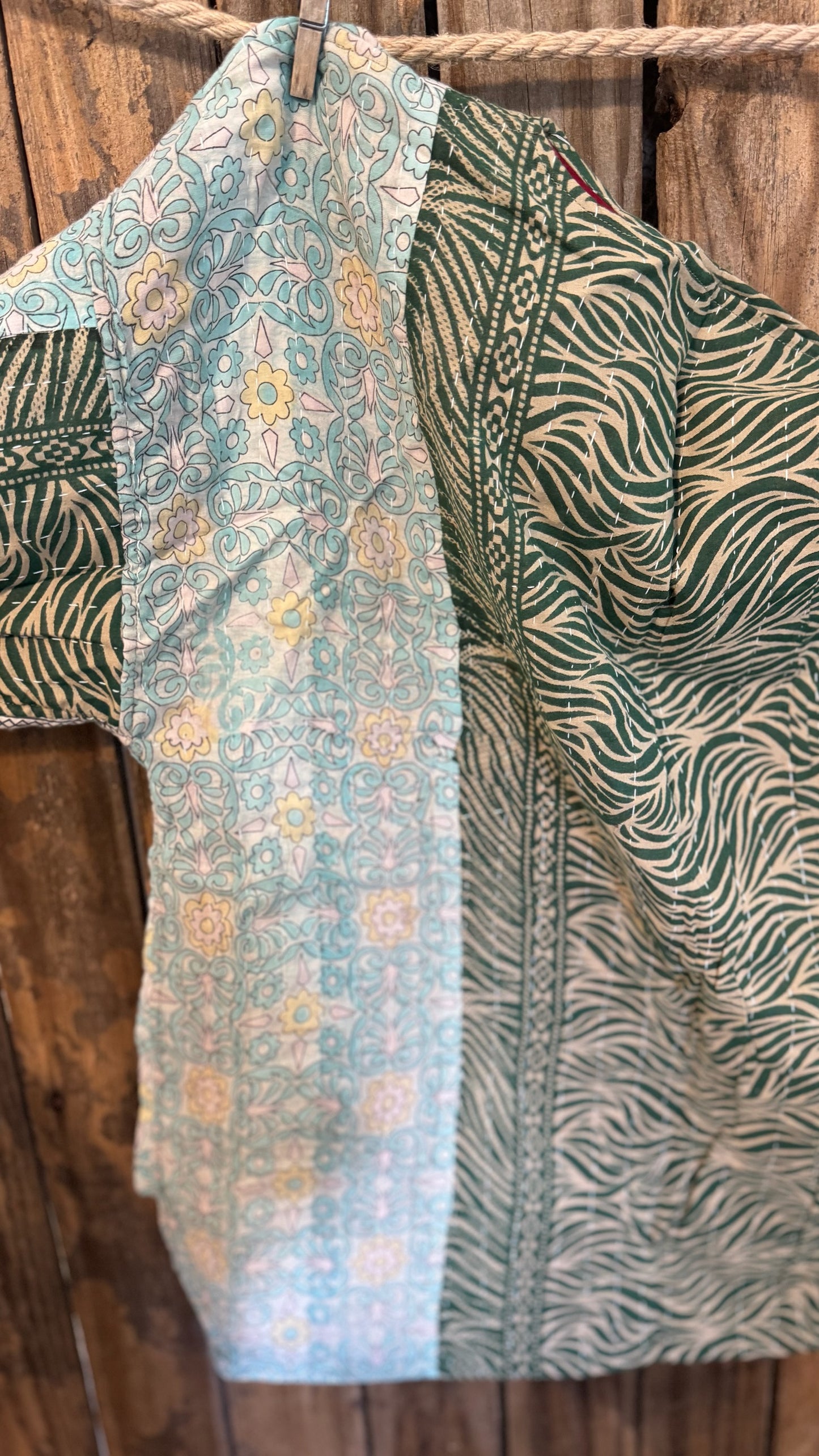 Moon Valley Kantha Pullover Top - 020