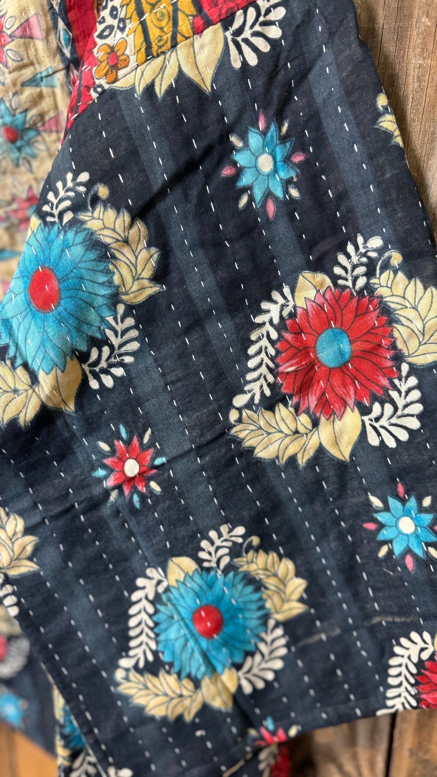 Moon Valley Kantha Pullover Top - 014