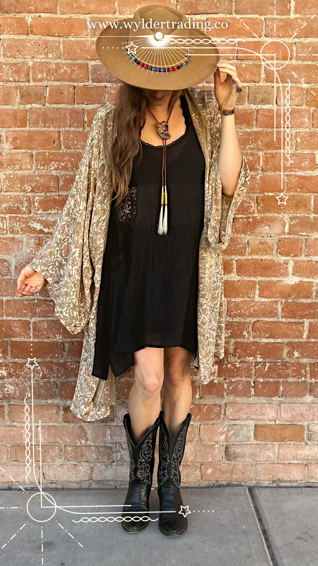 Creosote Sari Silk Kimono 027
