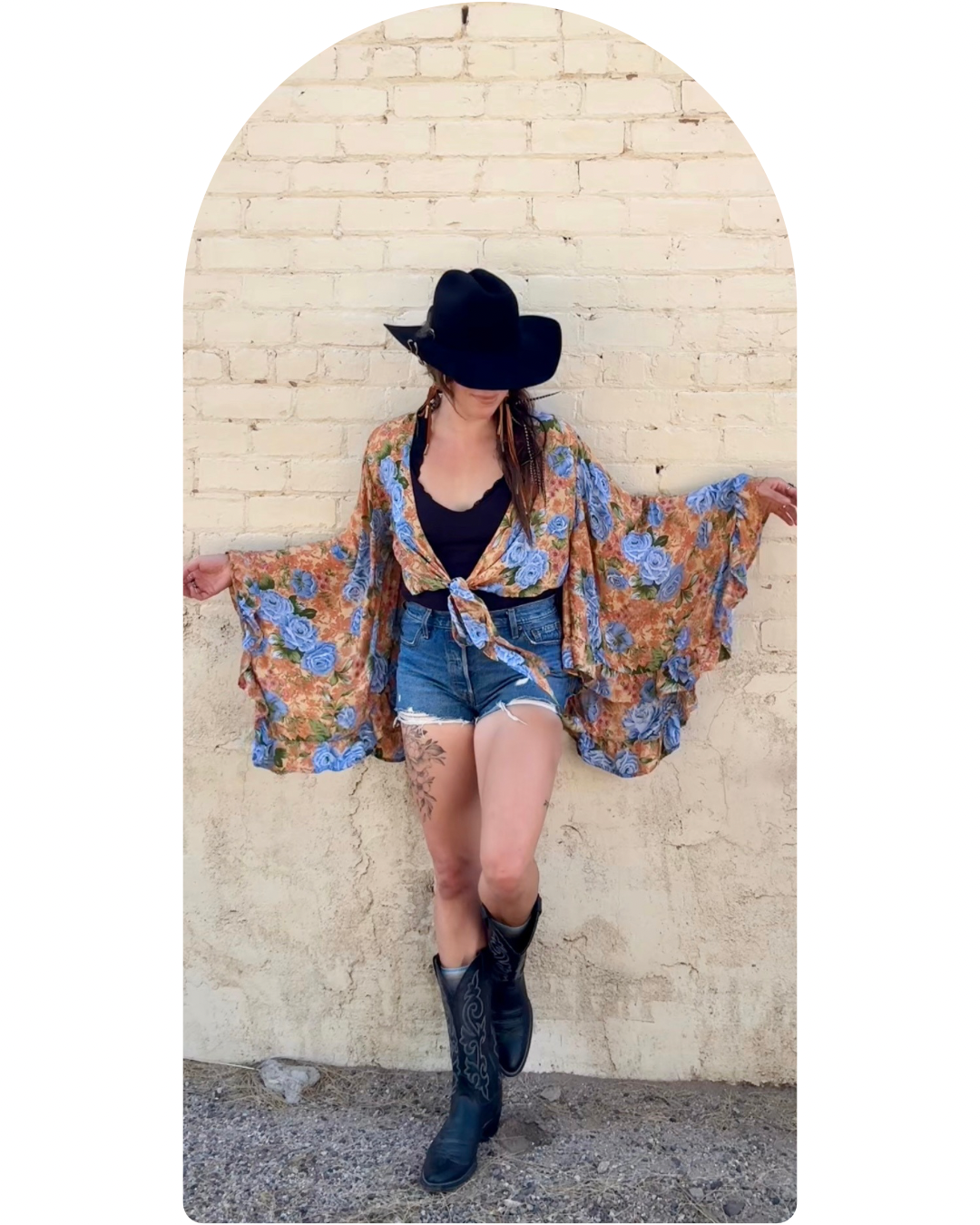 Silk Wrap Tie Tops