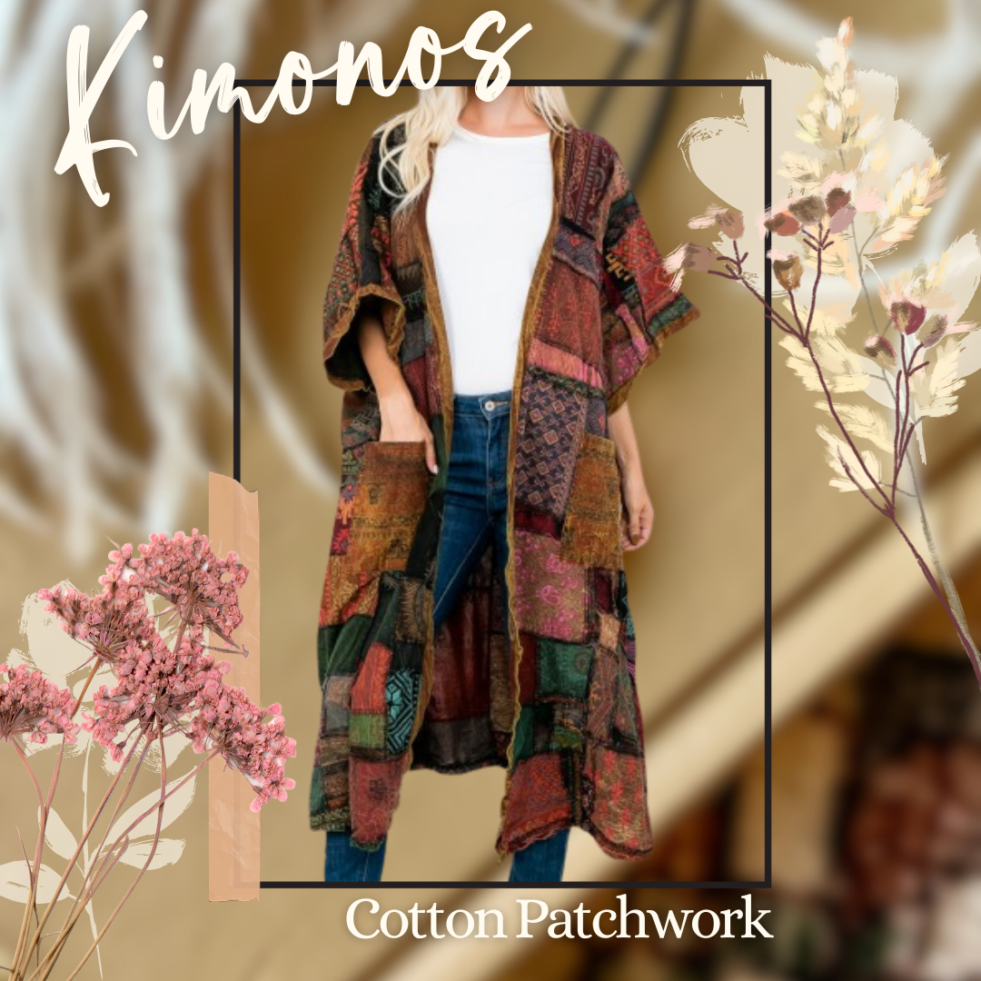 Patchwork Cotton Kimonos
