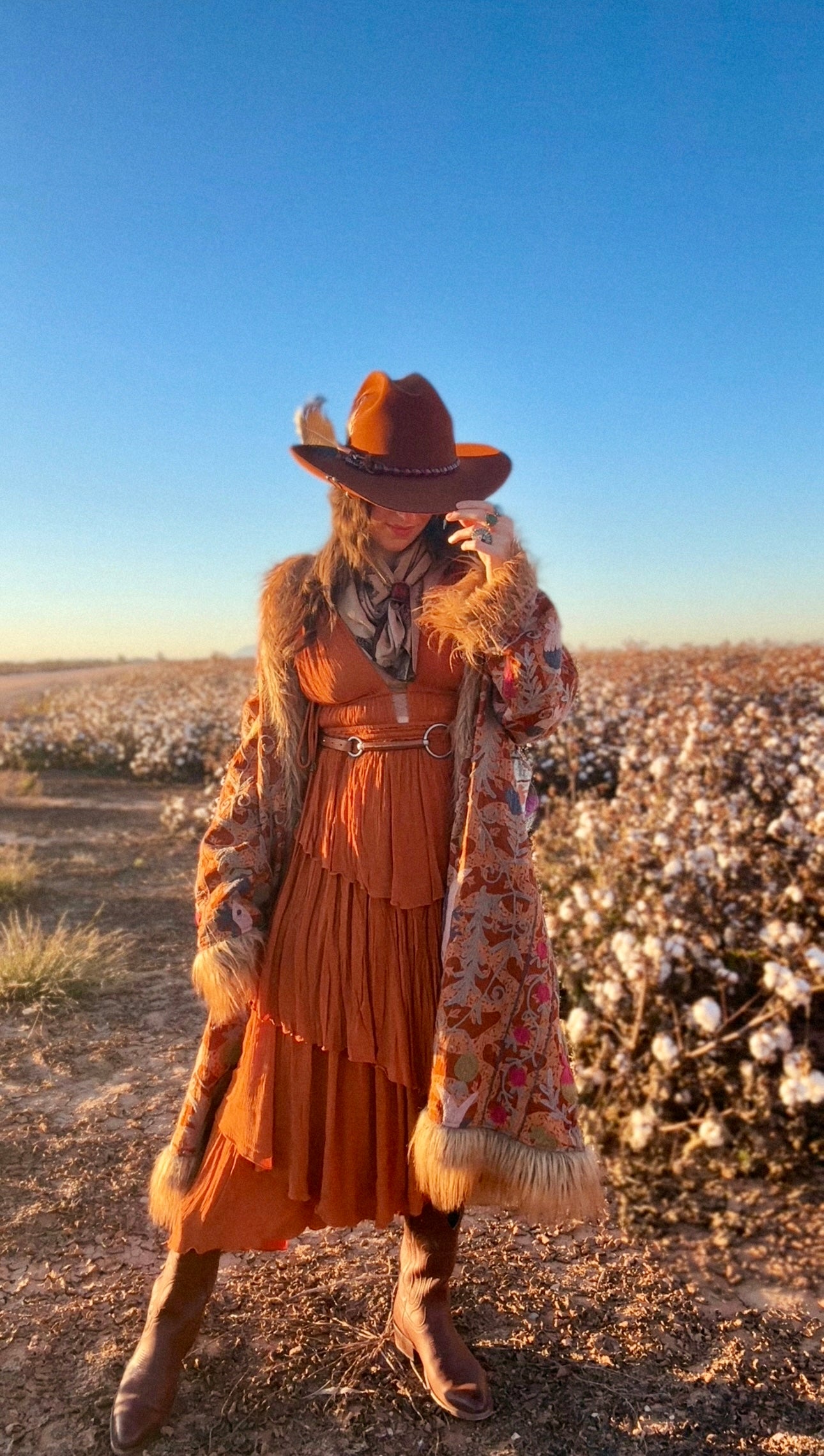 Leather Handcrafted Bolo Slide - Wild Horse