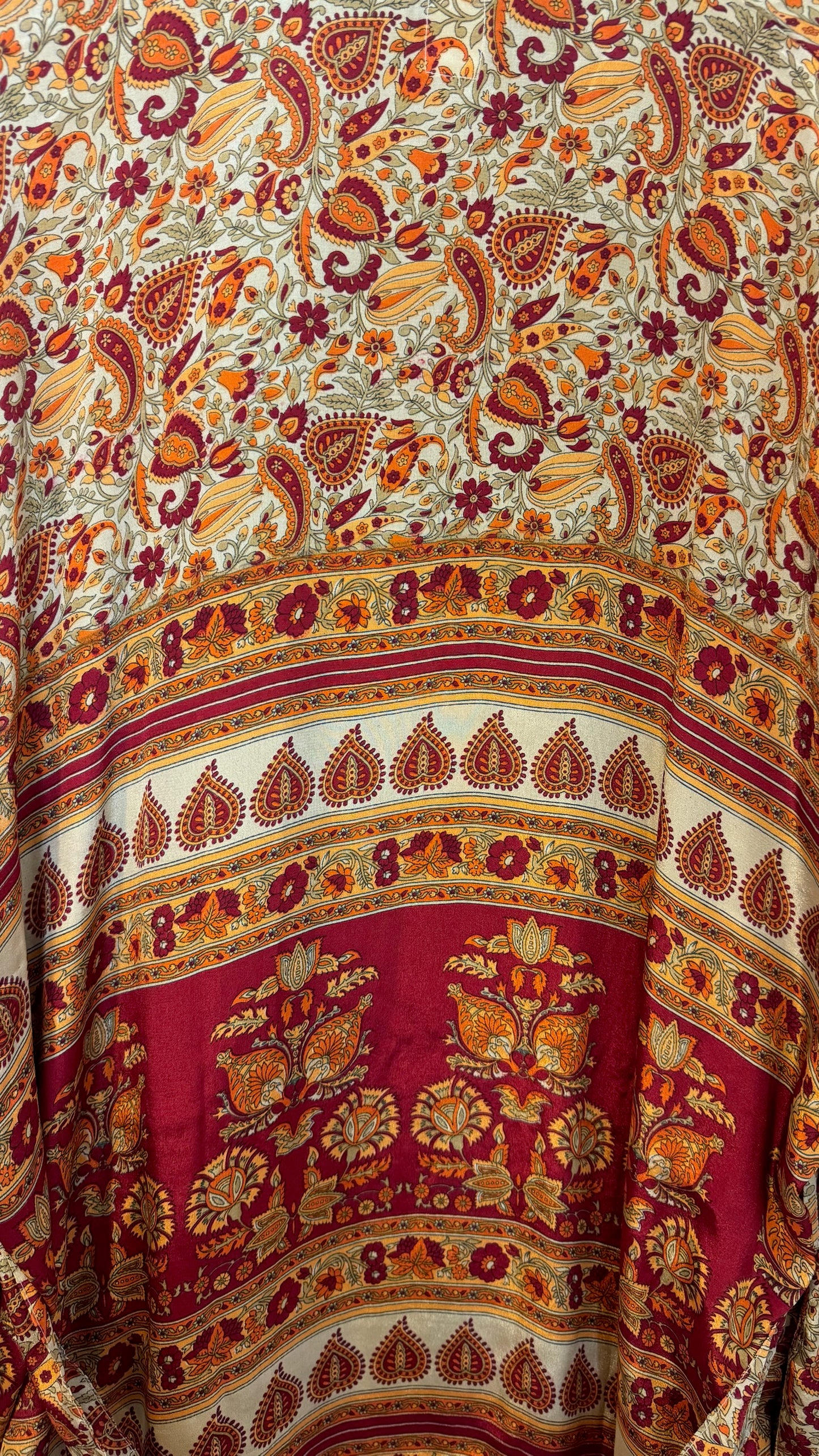 Creosote Sari Silk Kimono 003