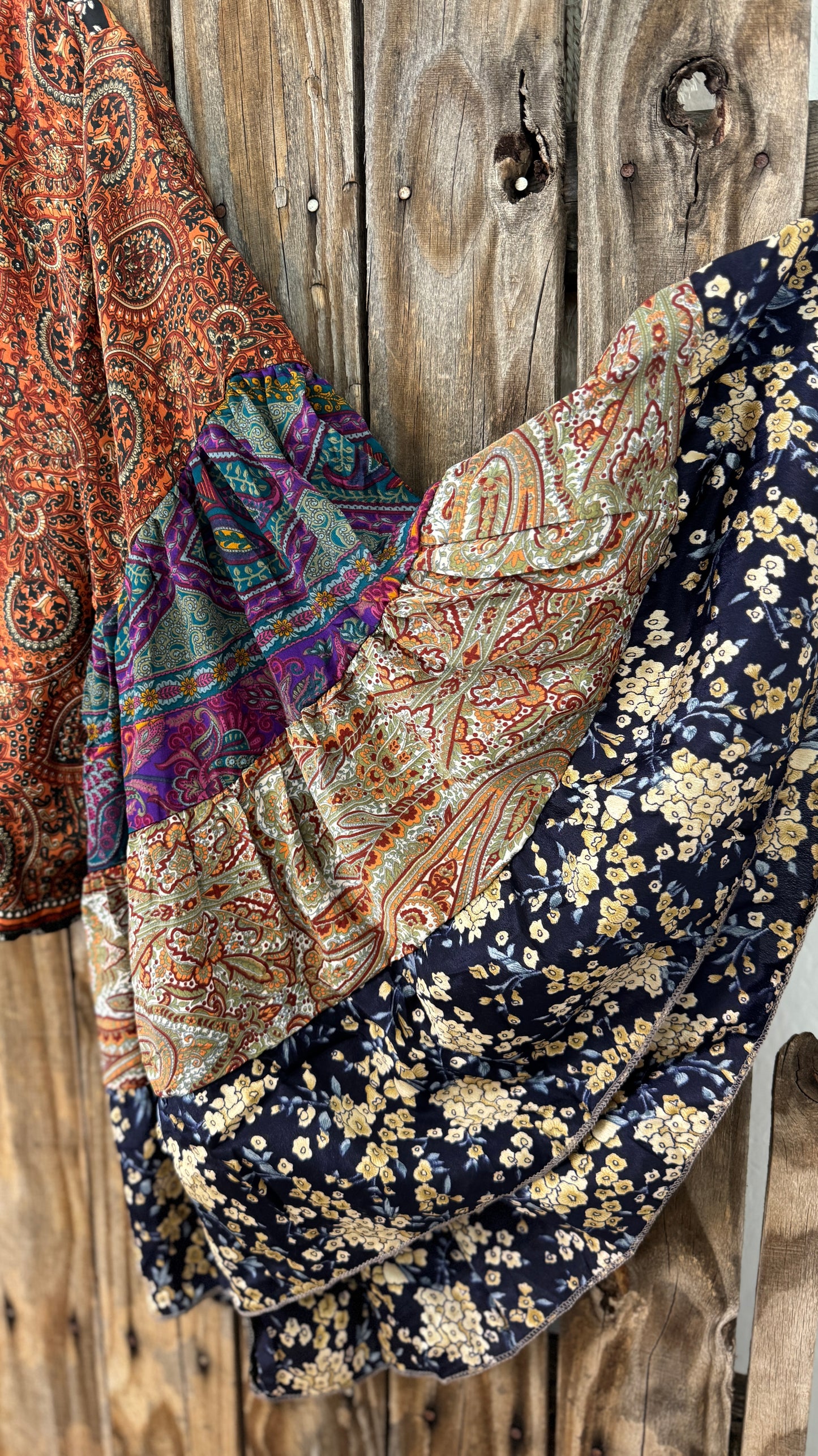 Thunderstruck ⚡ Silk Wrap Tie Top 003