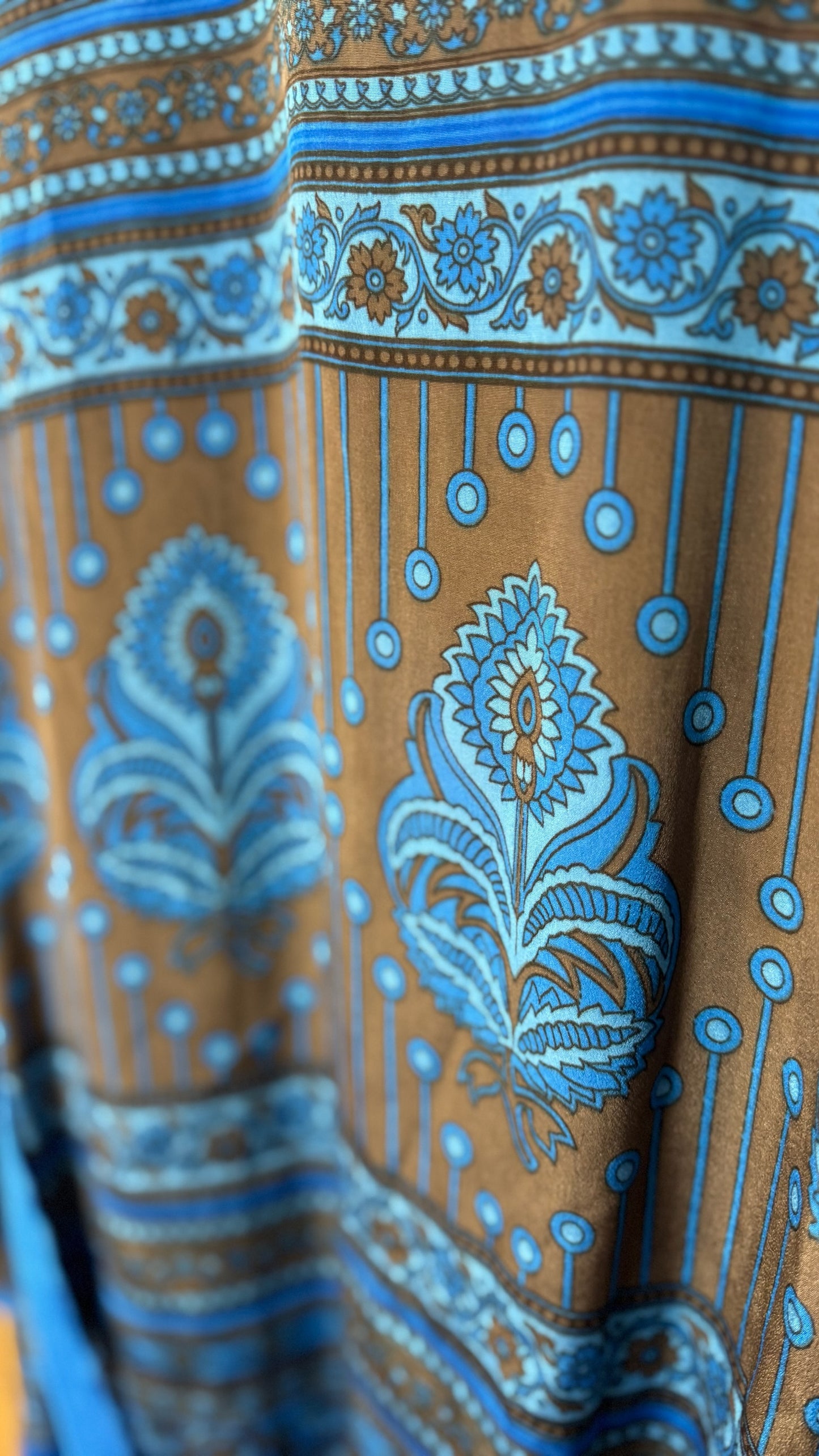 Creosote Sari Silk Kimono 015