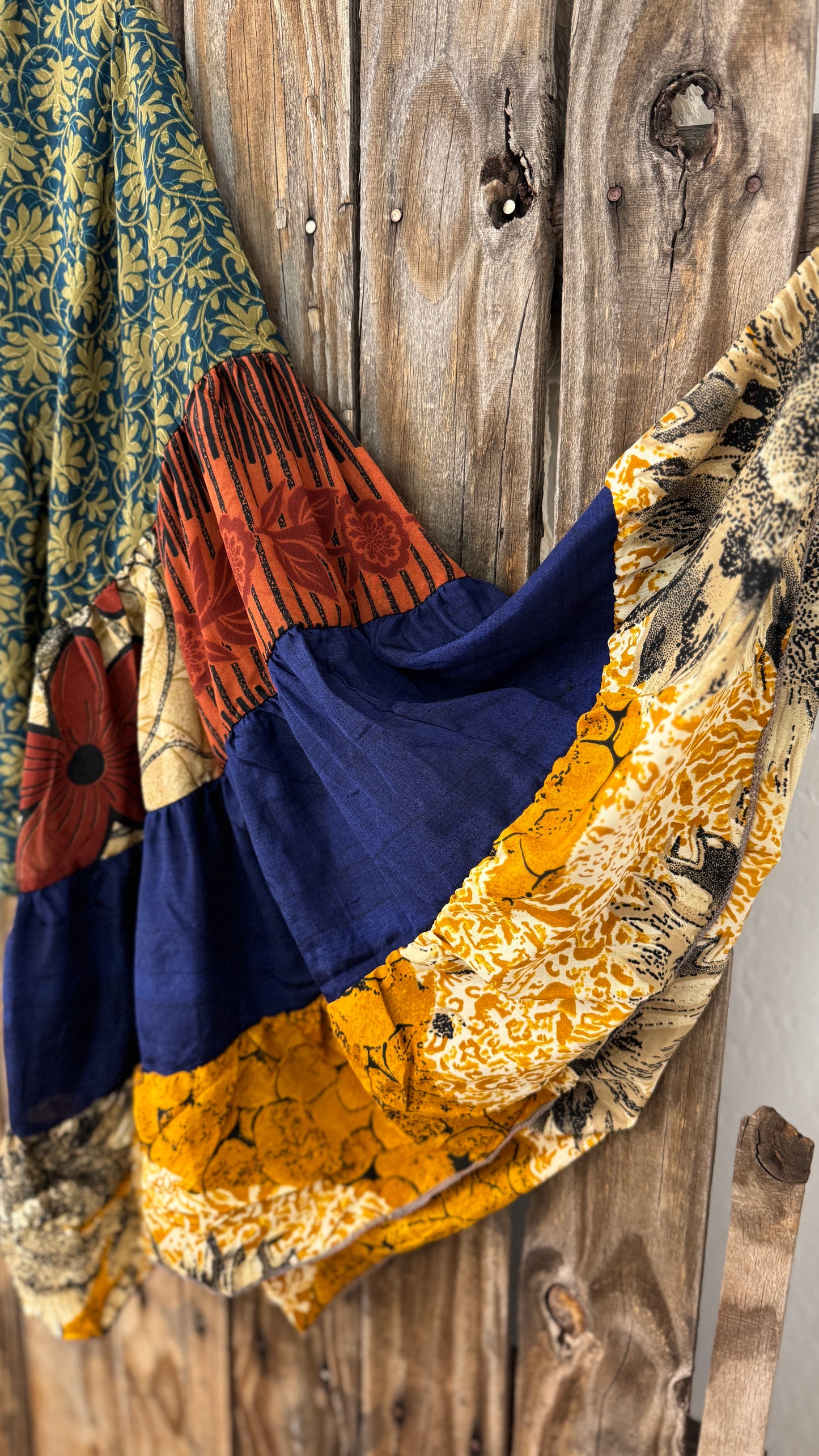 Thunderstruck ⚡ Silk Wrap Tie Top 017