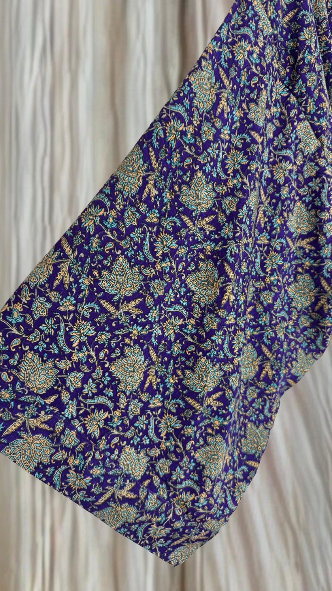 Creosote Sari Silk Kimono 024