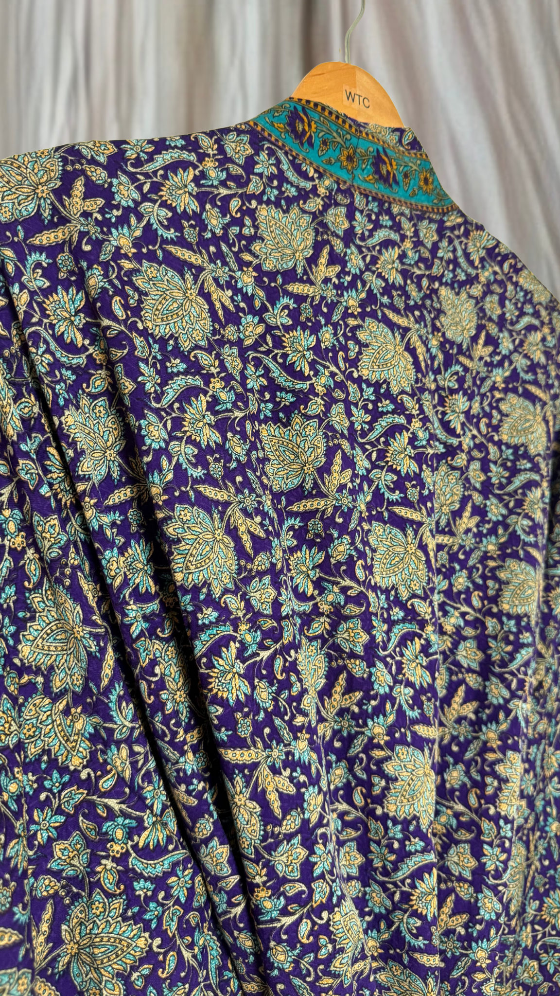 Creosote Sari Silk Kimono 024
