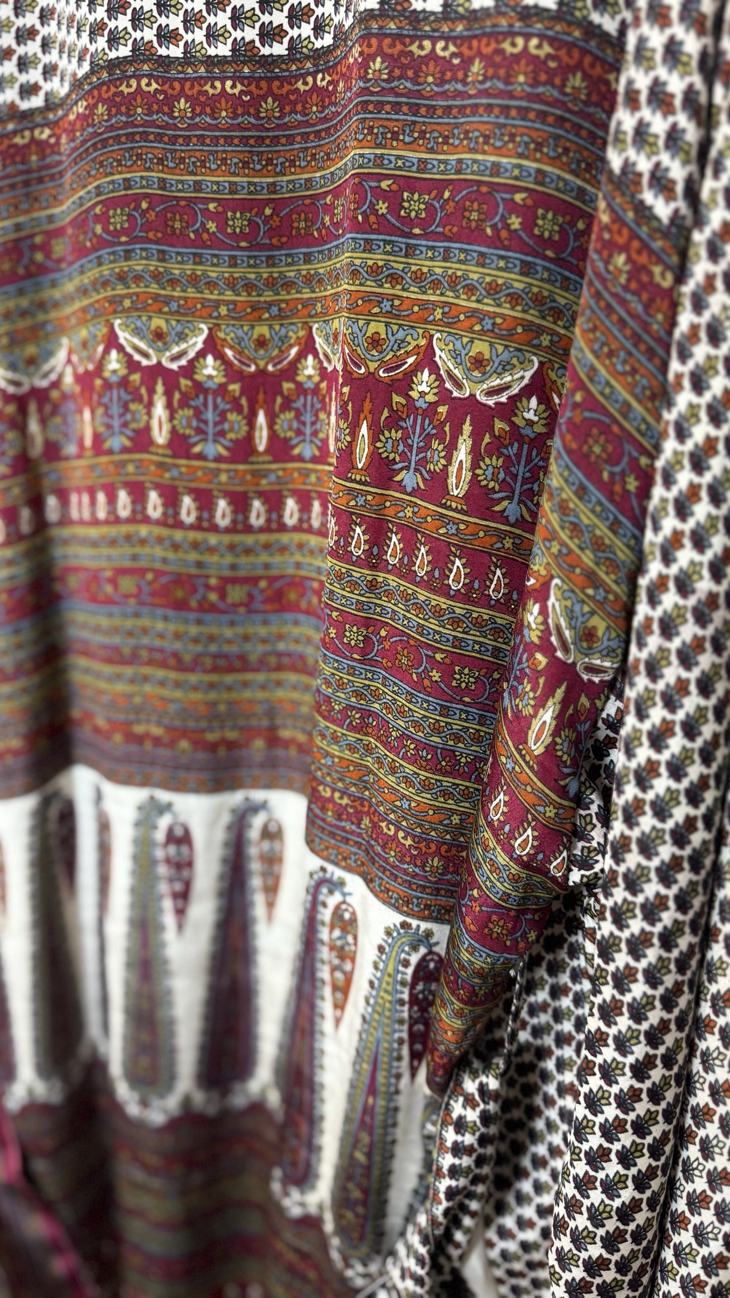 Creosote Sari Silk Kimono 021