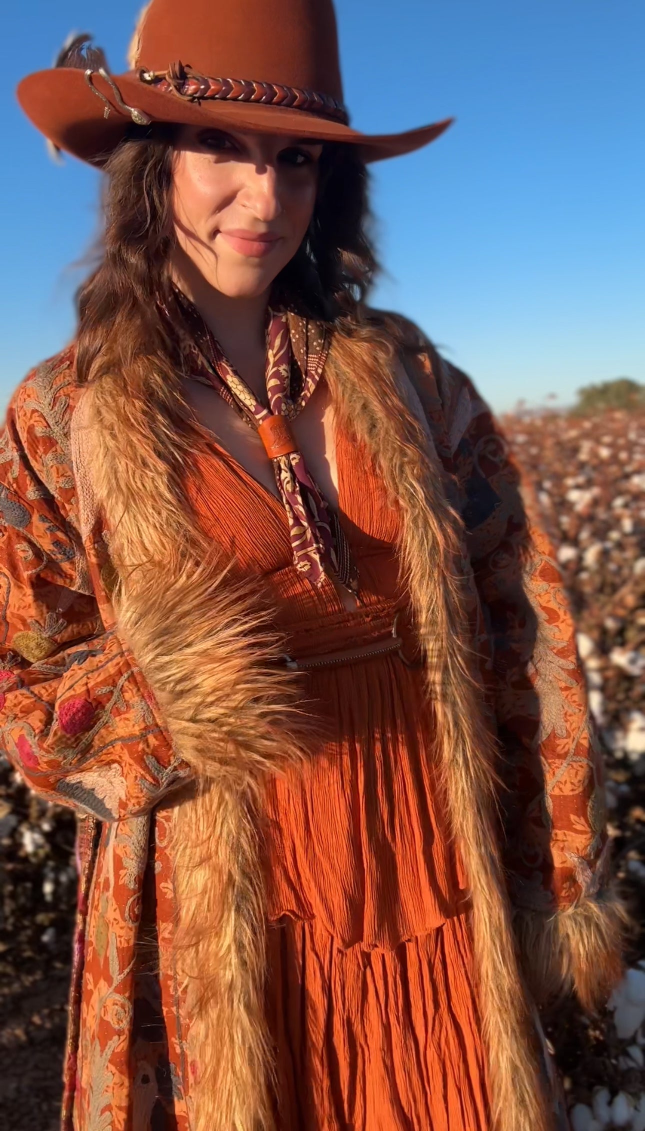 Leather Handcrafted Bolo Slide - Cowboy Boots