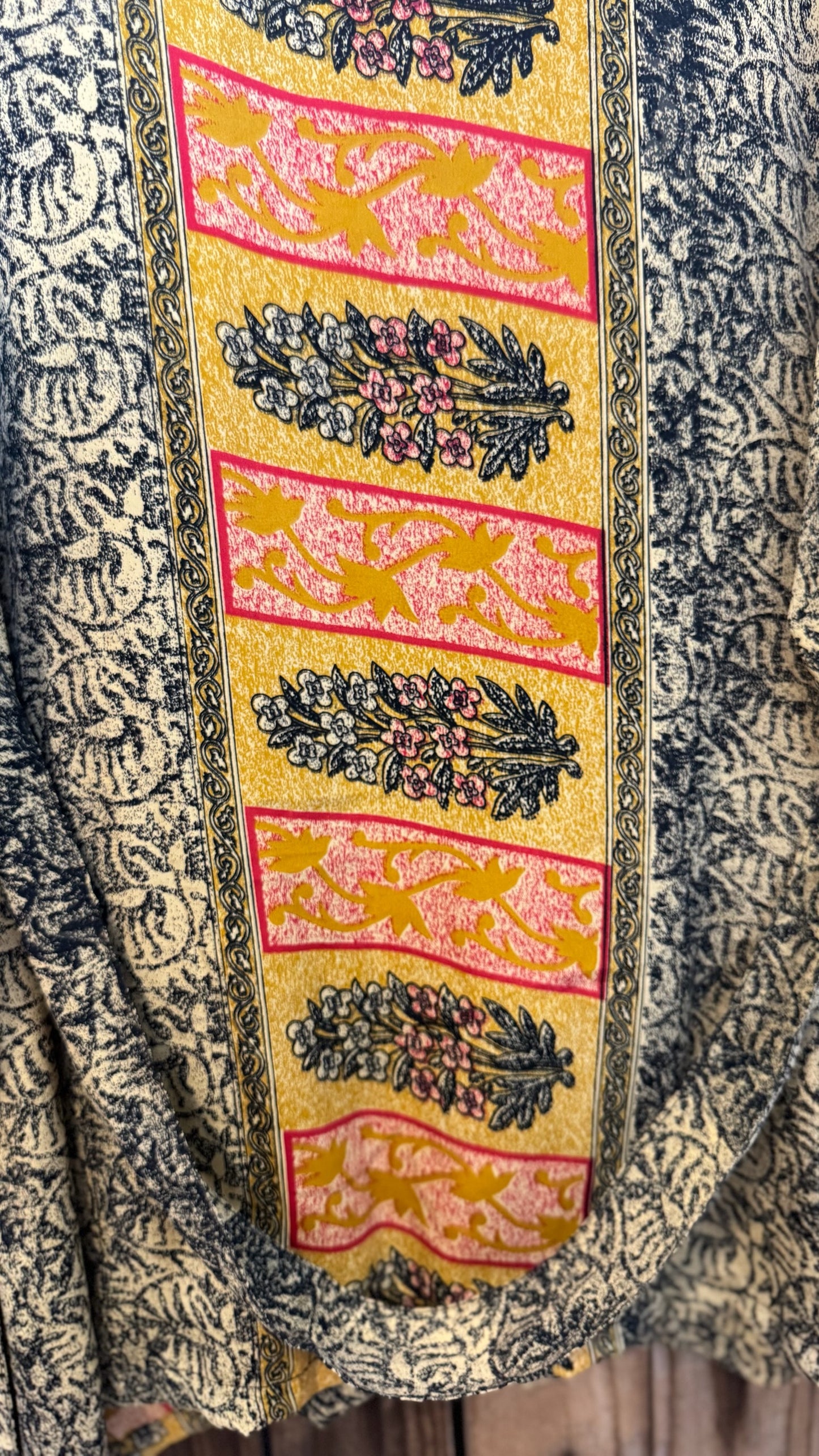 Creosote Sari Silk Kimono 008