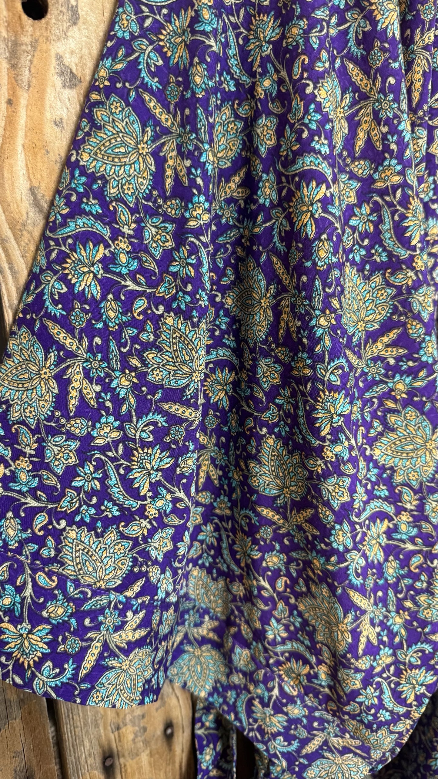 Creosote Sari Silk Kimono 018