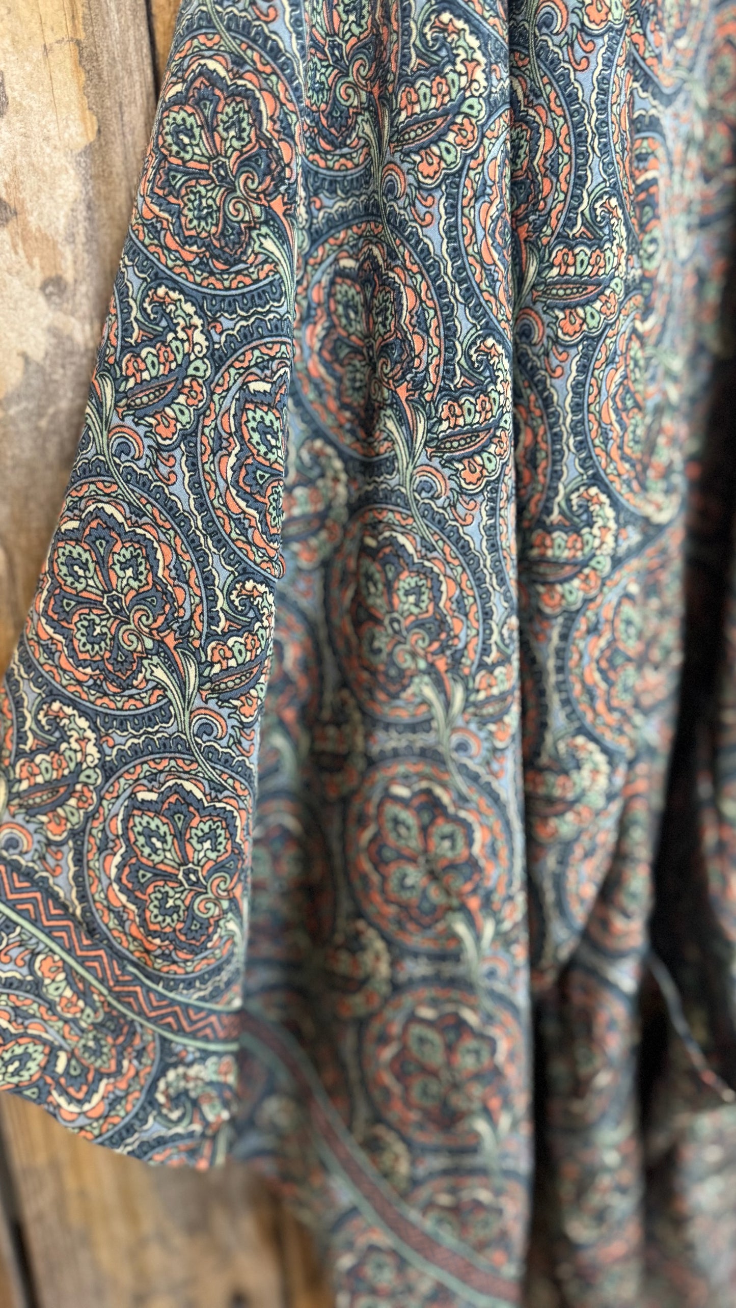 Creosote Sari Silk Kimono 013