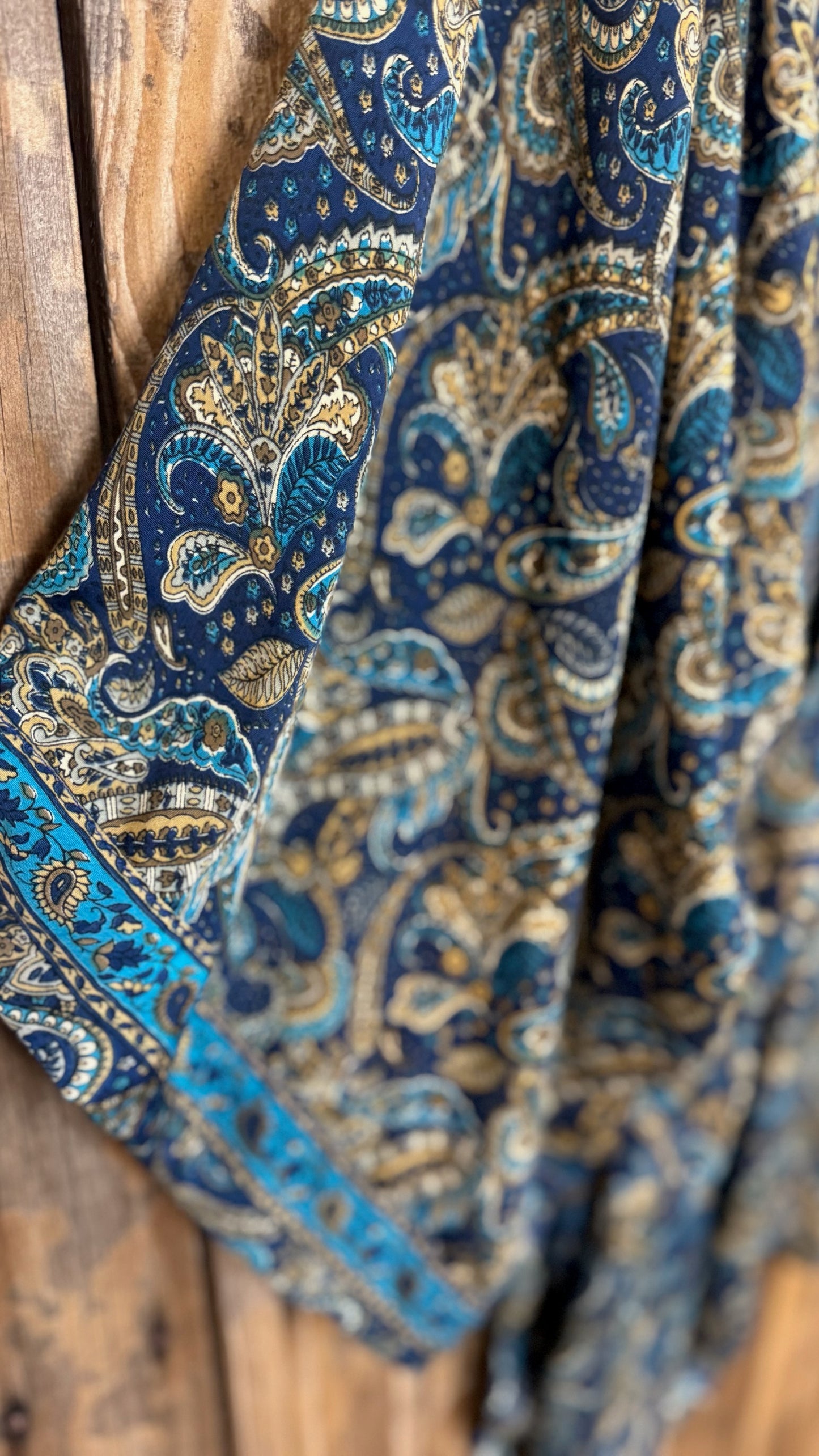 Creosote Sari Silk Kimono 017