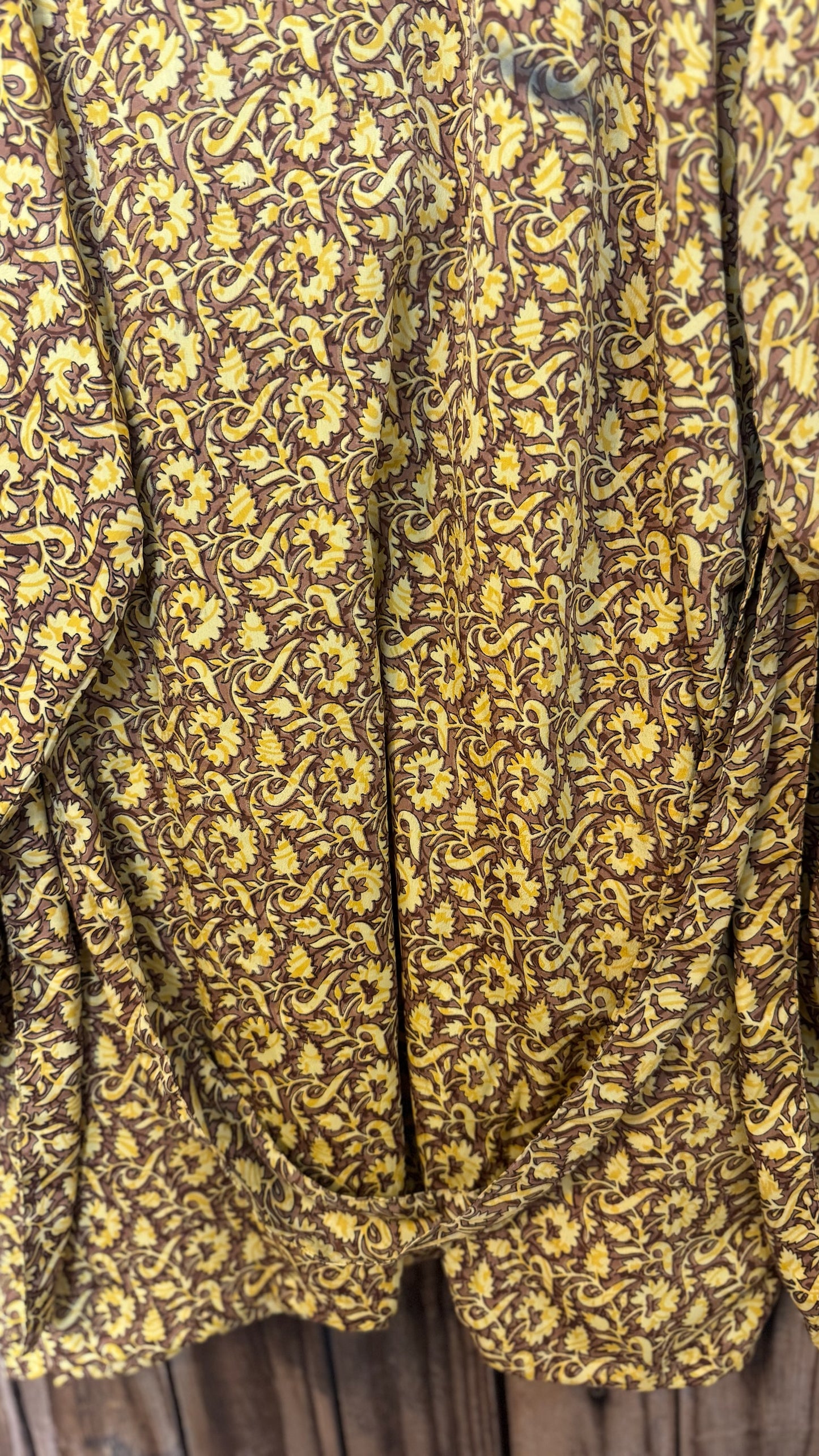 Creosote Sari Silk Kimono 007