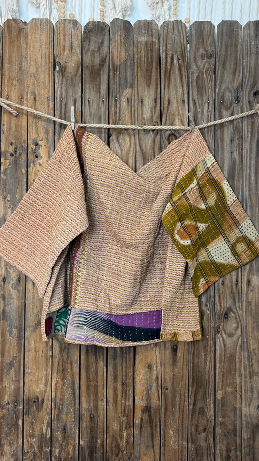 Moon Valley Kantha Pullover Top - 002