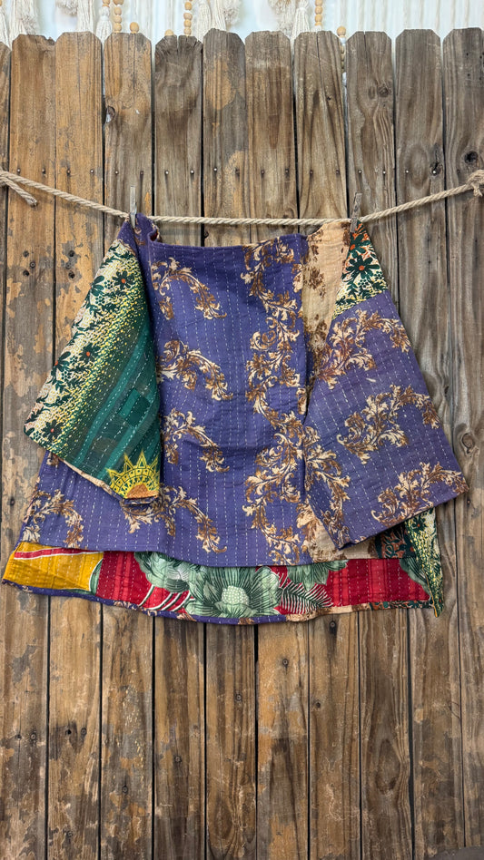 Moon Valley Kantha Pullover Top - 016