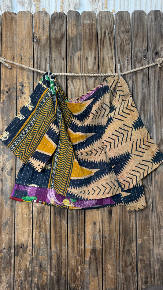 Moon Valley Kantha Pullover Top - 009