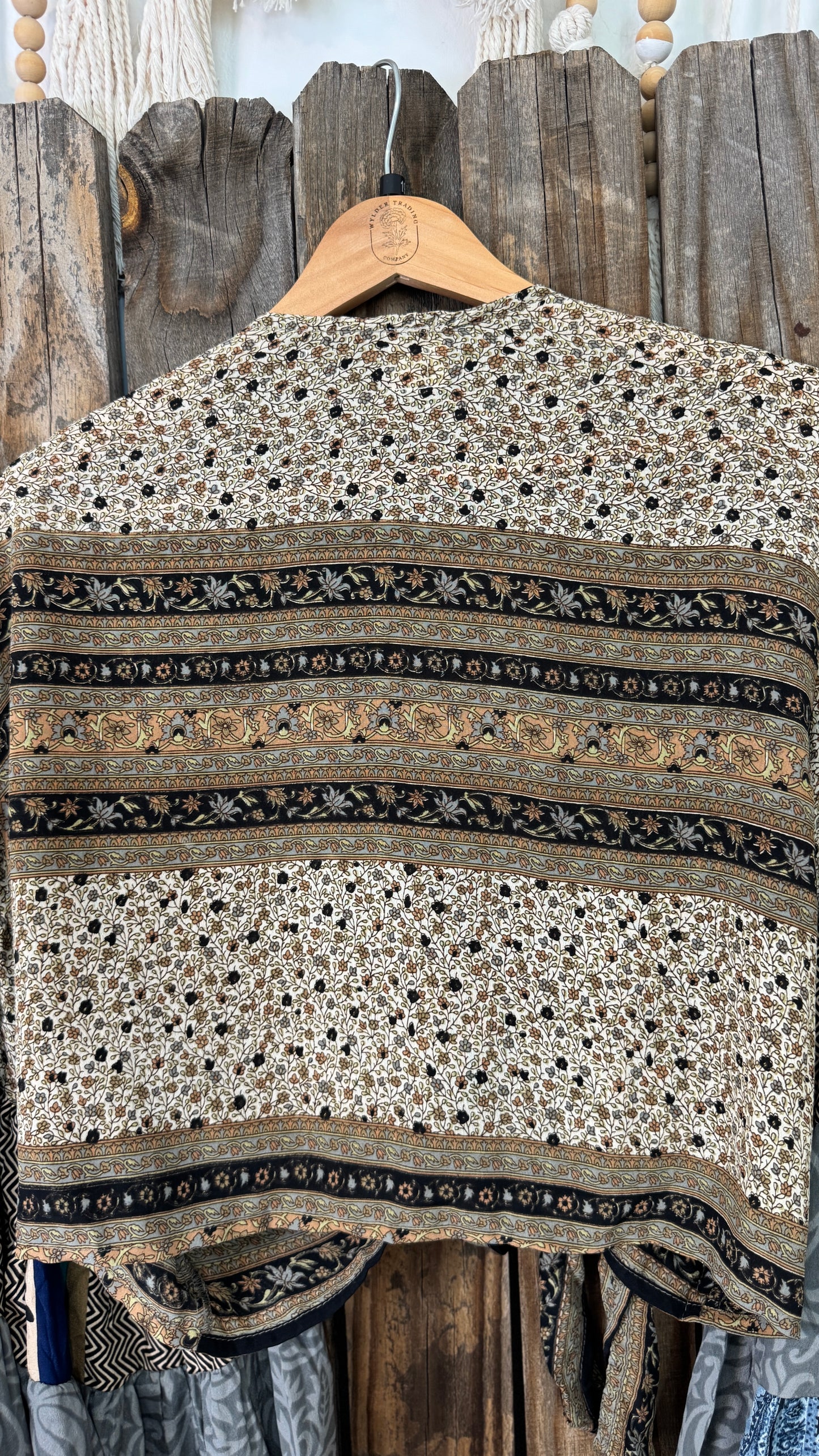 Thunderstruck ⚡ Silk Wrap Tie Top 019