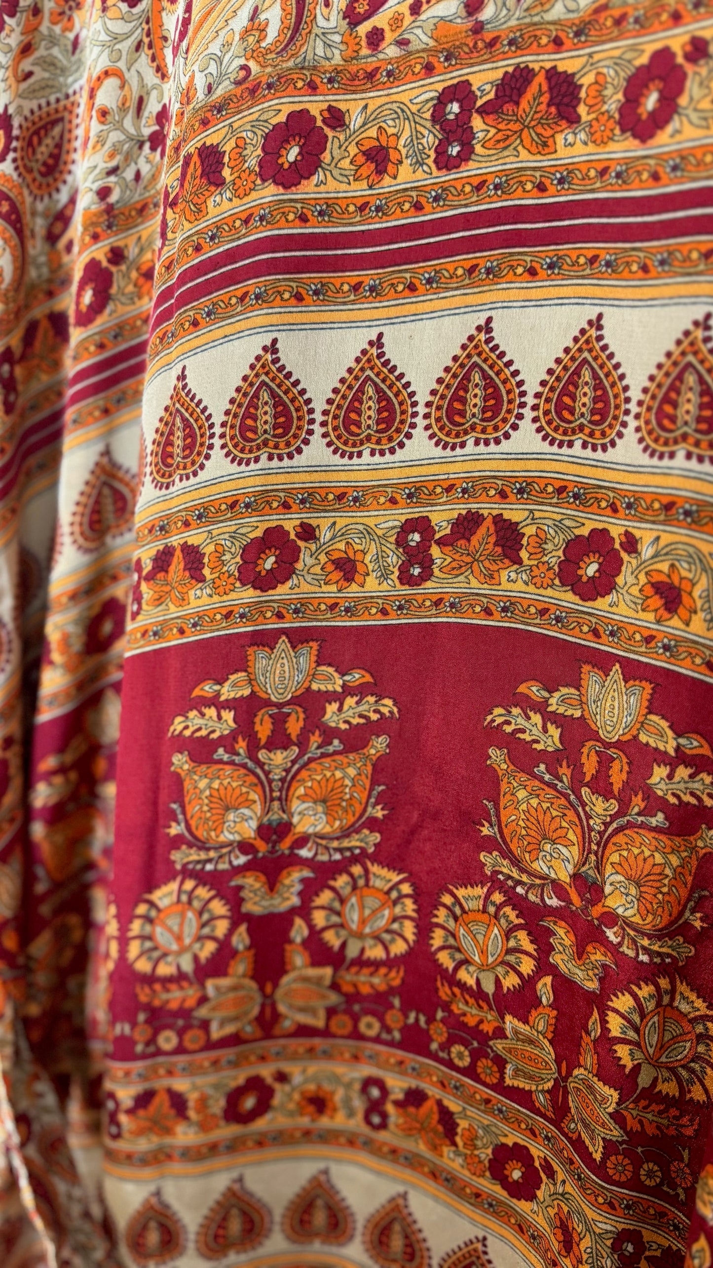 Creosote Sari Silk Kimono 003