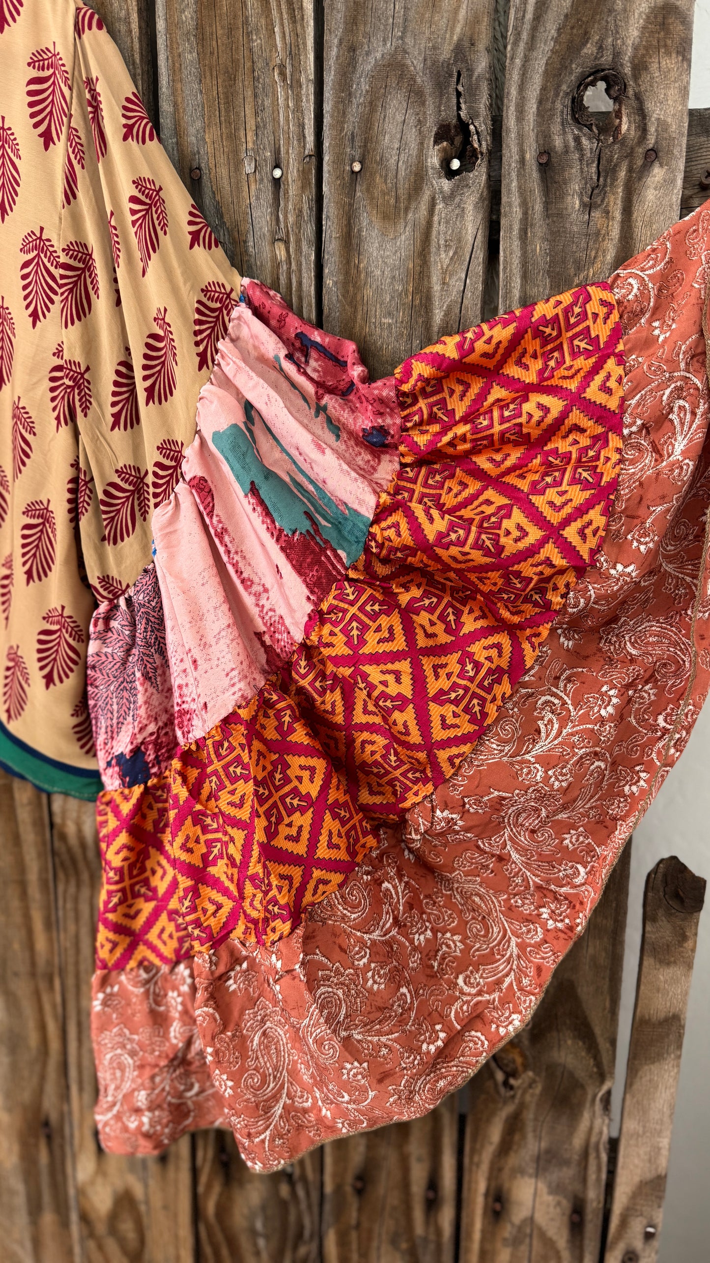 Thunderstruck ⚡ Silk Wrap Tie Top 002